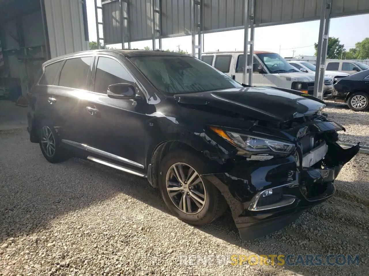 4 fotografías del automóvil dañado 5N1DL0MN6KC533739 INFINITI QX60 2019