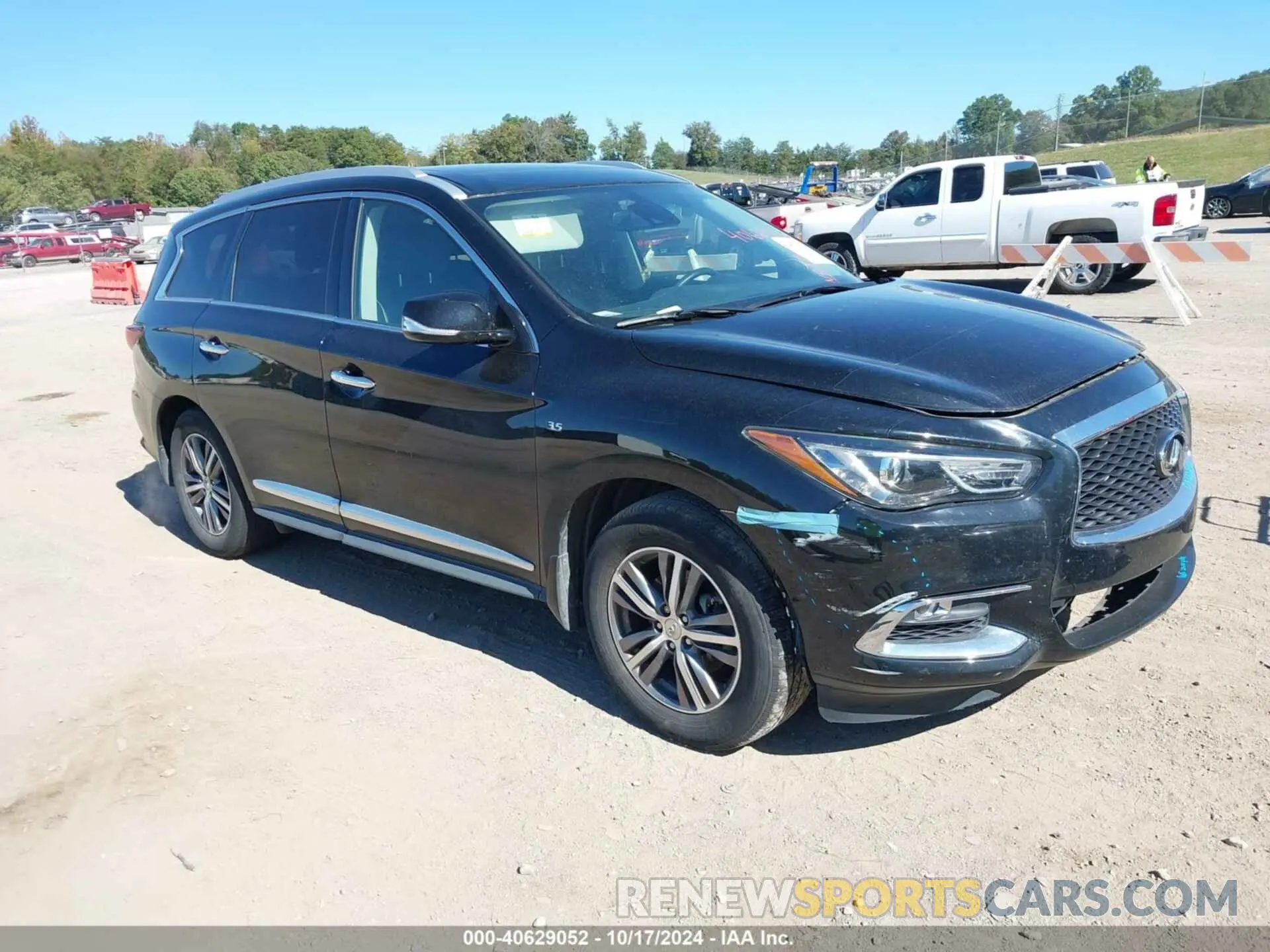 1 fotografías del automóvil dañado 5N1DL0MN7KC565180 INFINITI QX60 2019