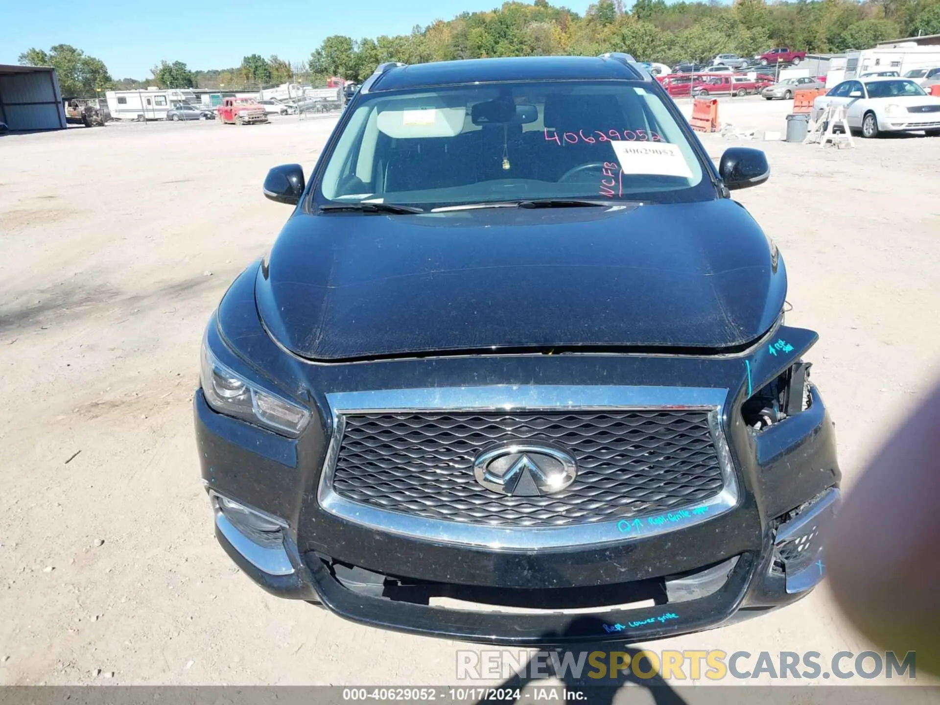 12 fotografías del automóvil dañado 5N1DL0MN7KC565180 INFINITI QX60 2019