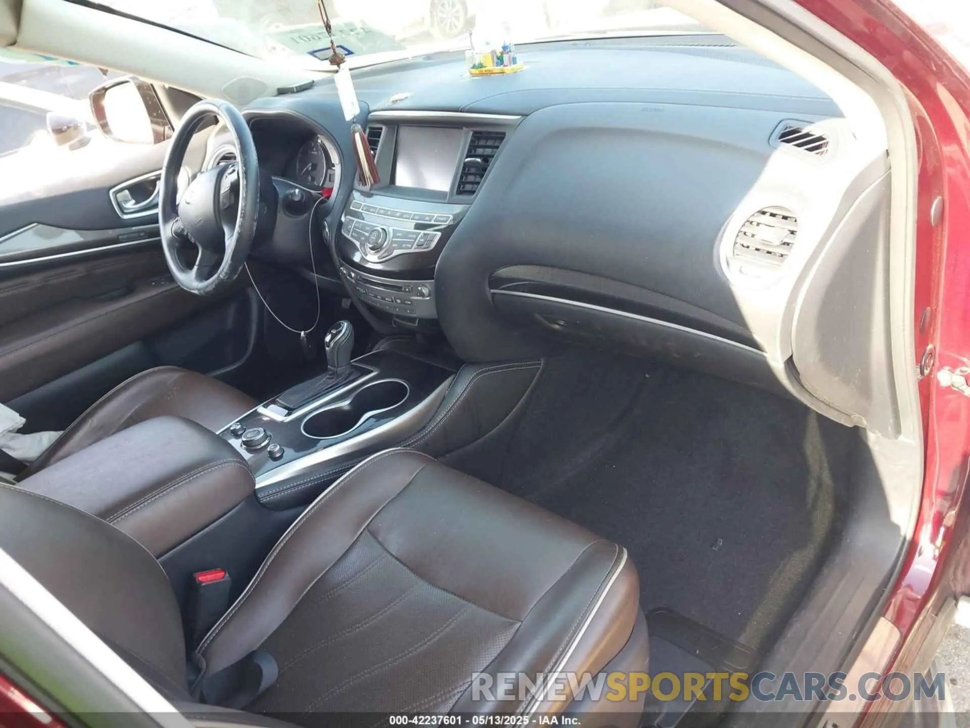 5 fotografías del automóvil dañado 5N1DL0MN8KC501651 INFINITI QX60 2019