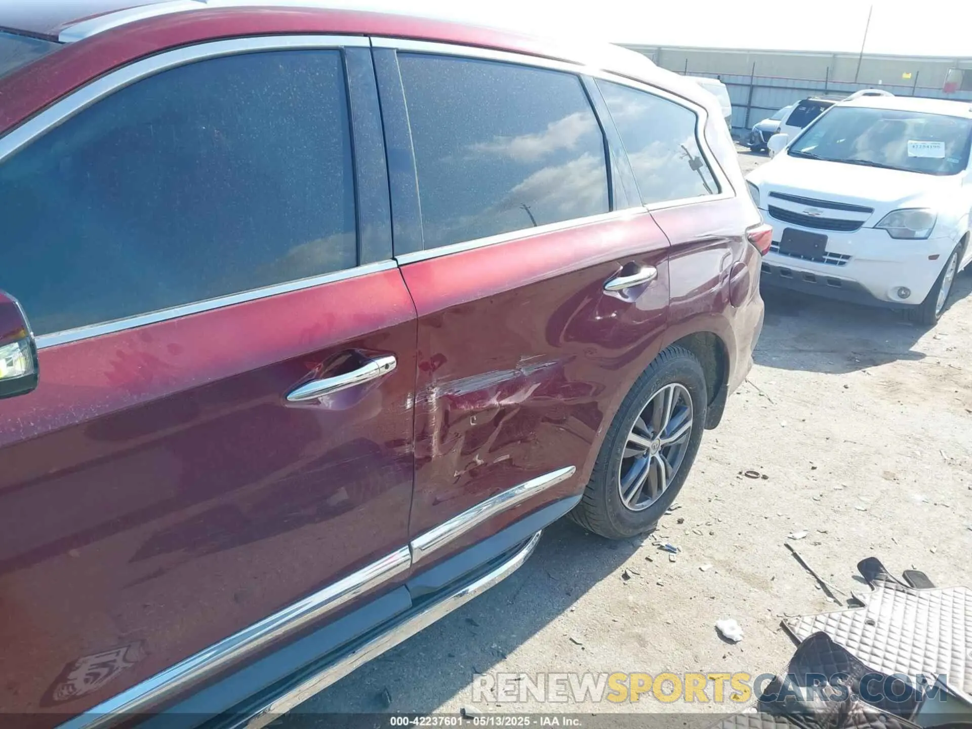 6 fotografías del automóvil dañado 5N1DL0MN8KC501651 INFINITI QX60 2019