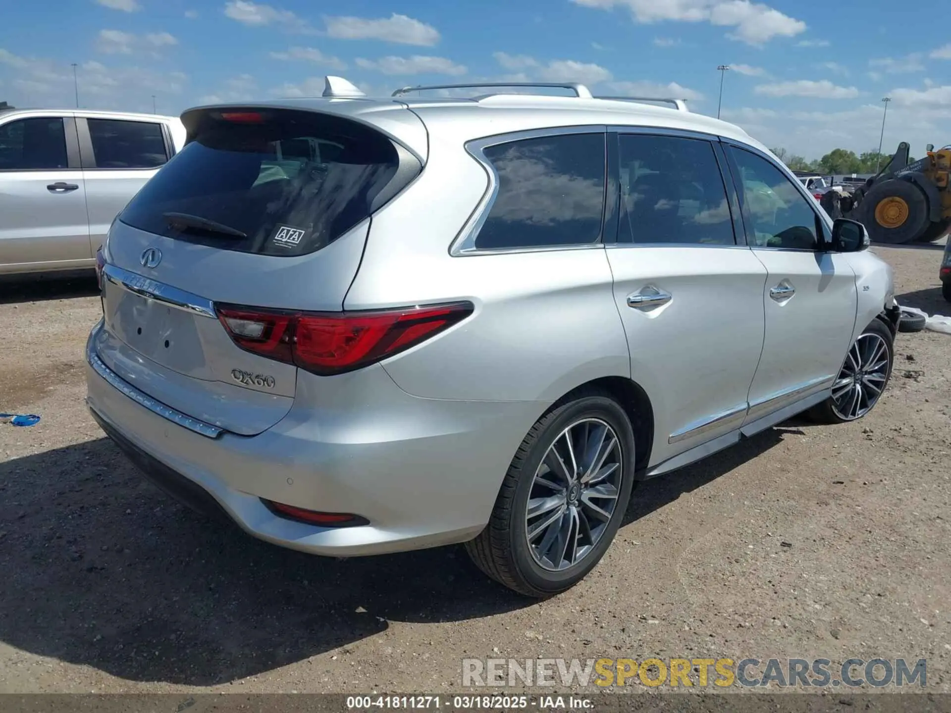 4 fotografías del automóvil dañado 5N1DL0MN8KC526839 INFINITI QX60 2019