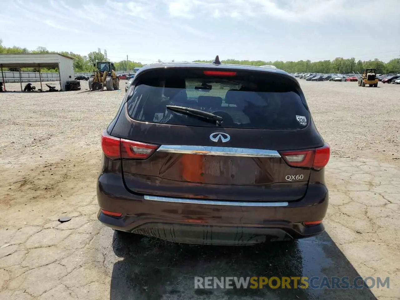 6 fotografías del automóvil dañado 5N1DL0MNXKC500419 INFINITI QX60 2019
