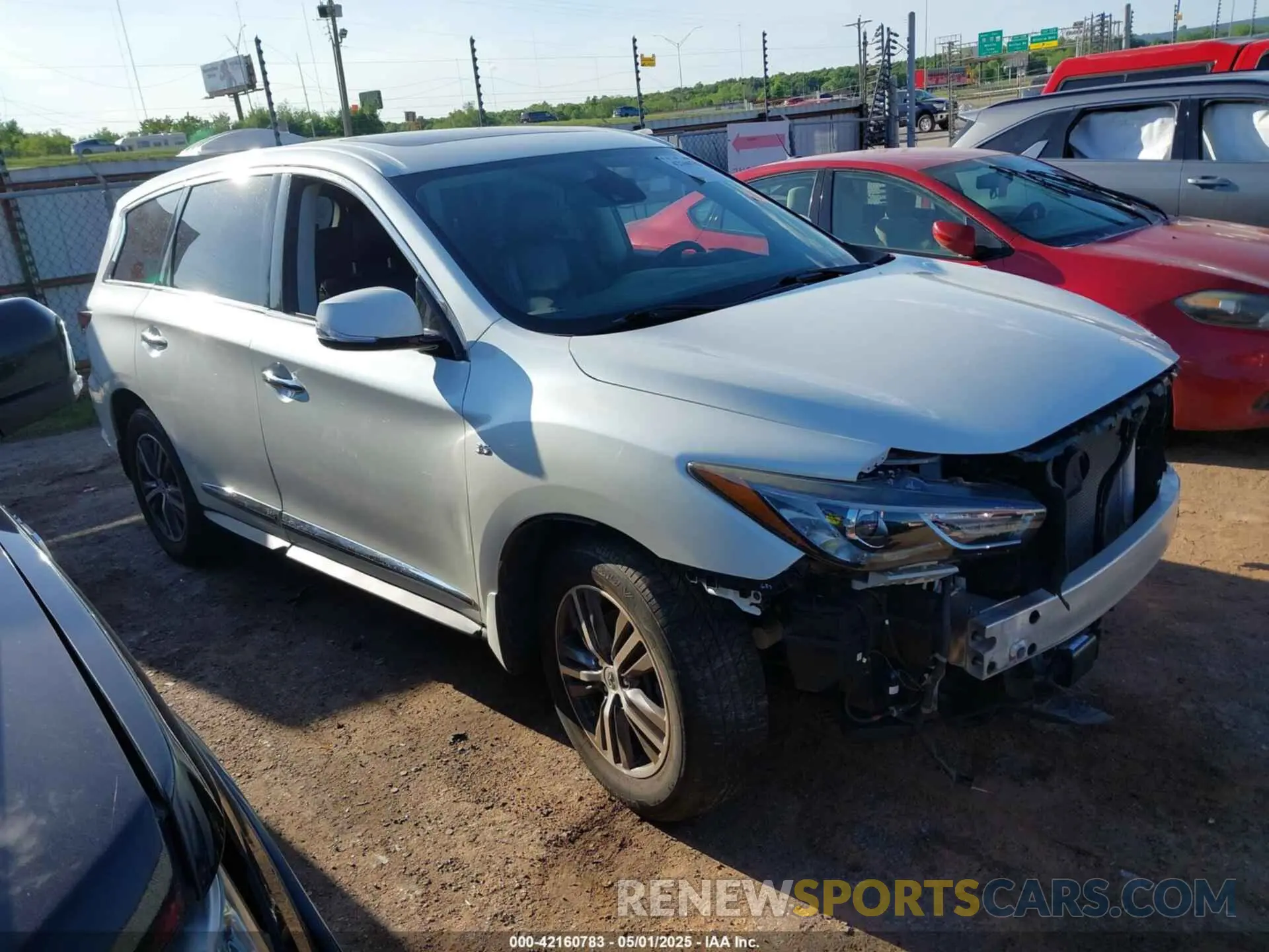 1 fotografías del automóvil dañado 5N1DL0MNXKC503952 INFINITI QX60 2019