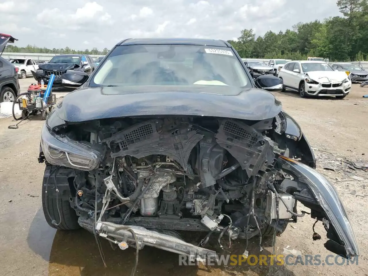 5 fotografías del automóvil dañado 5N1DL0MNXKC548664 INFINITI QX60 2019
