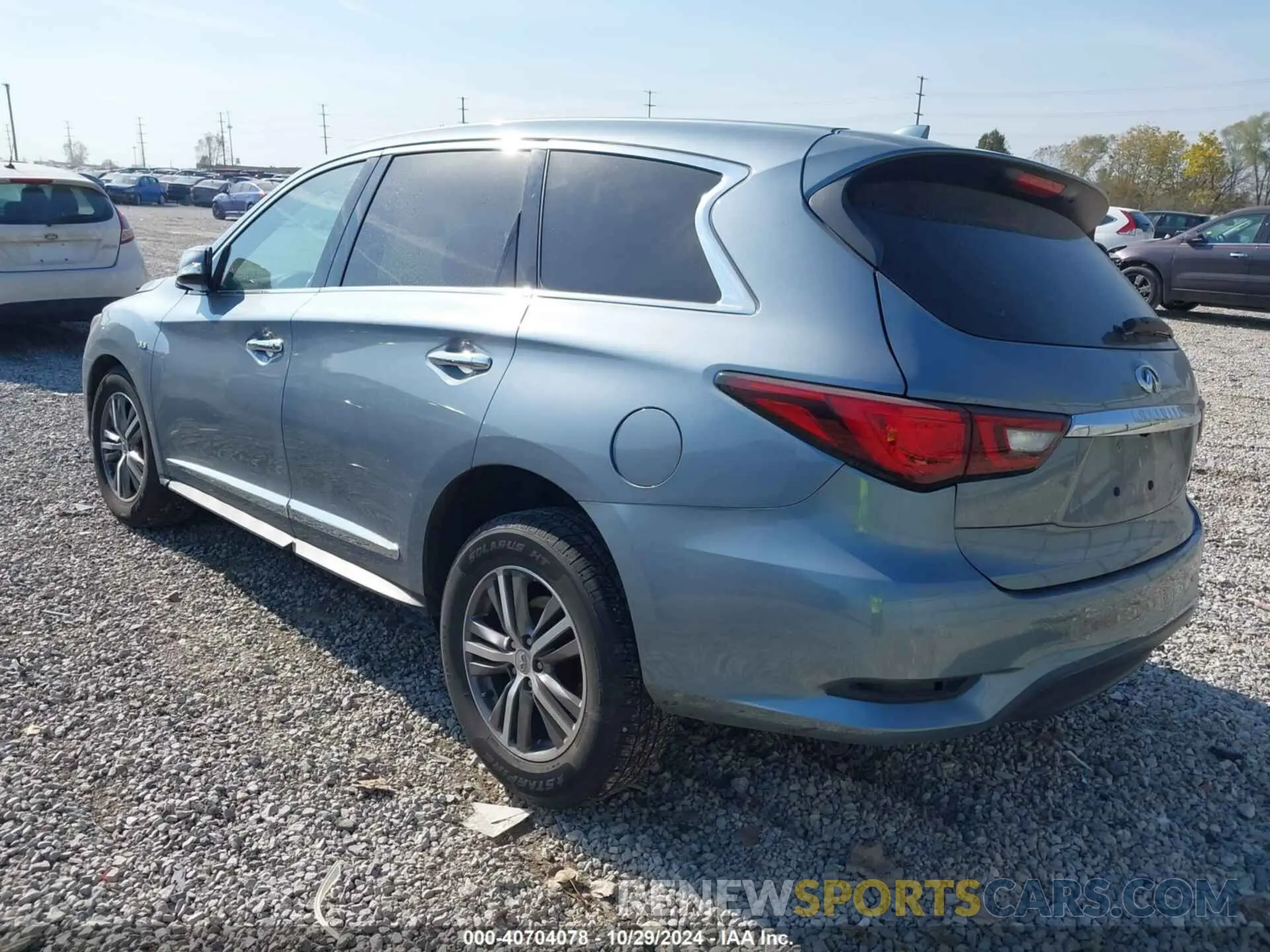 3 fotografías del automóvil dañado 5N1DL0MNXKC569949 INFINITI QX60 2019