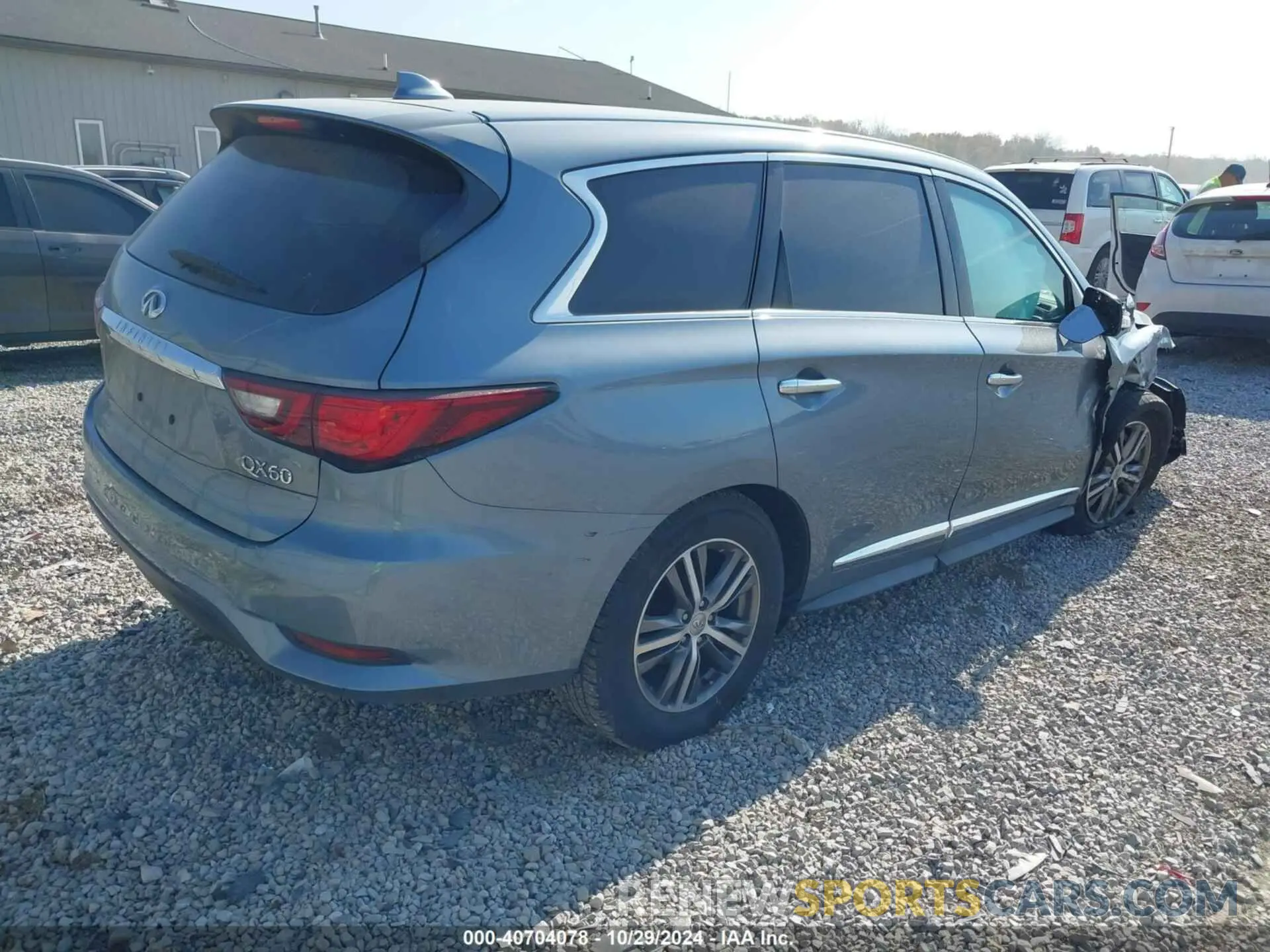 4 fotografías del automóvil dañado 5N1DL0MNXKC569949 INFINITI QX60 2019