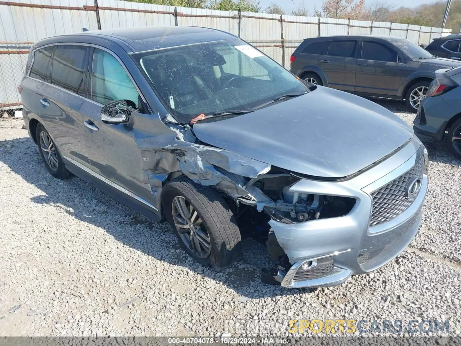 6 fotografías del automóvil dañado 5N1DL0MNXKC569949 INFINITI QX60 2019