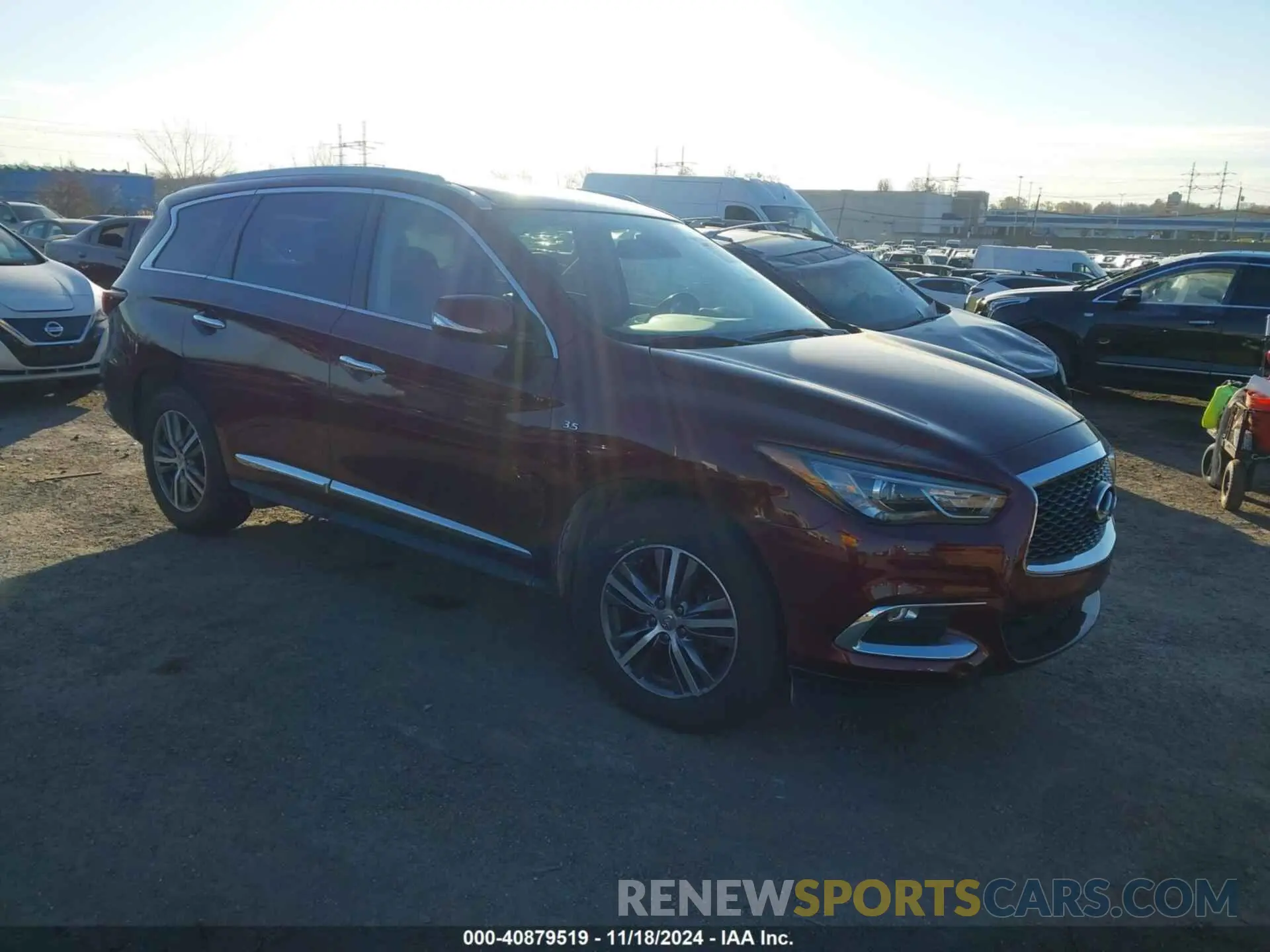 1 fotografías del automóvil dañado 5N1DL0MM0LC511566 INFINITI QX60 2020