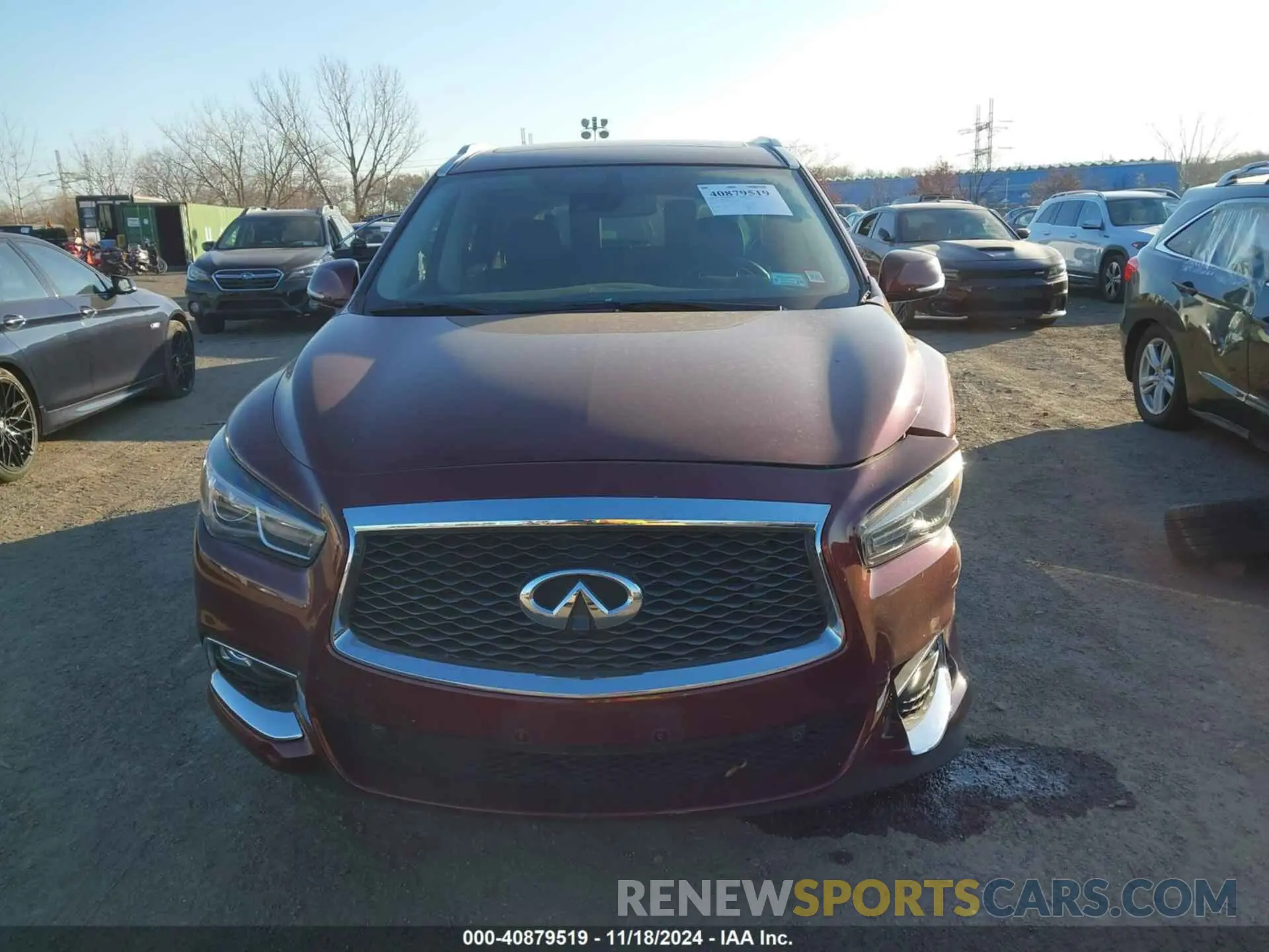 12 fotografías del automóvil dañado 5N1DL0MM0LC511566 INFINITI QX60 2020