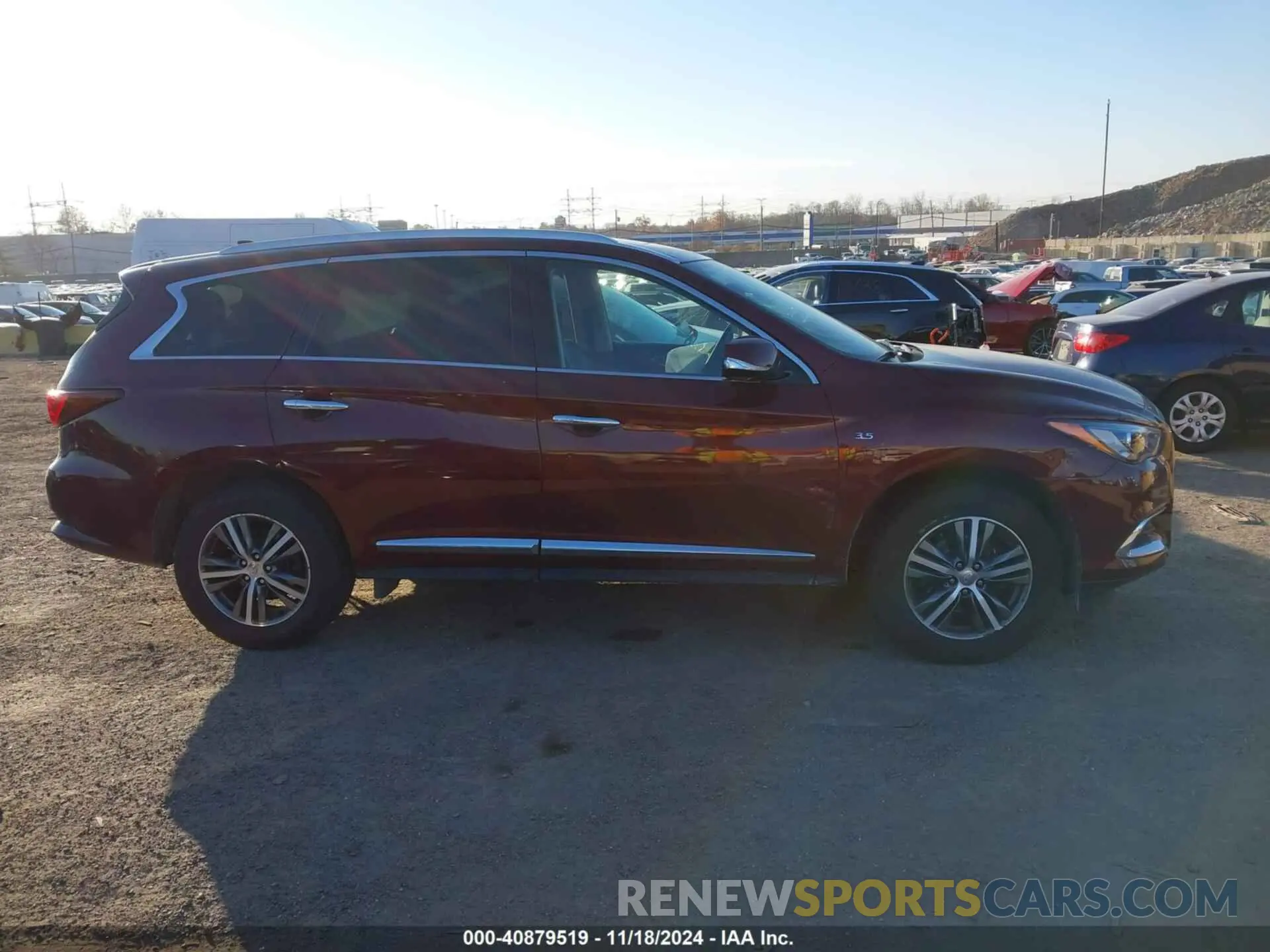 13 fotografías del automóvil dañado 5N1DL0MM0LC511566 INFINITI QX60 2020