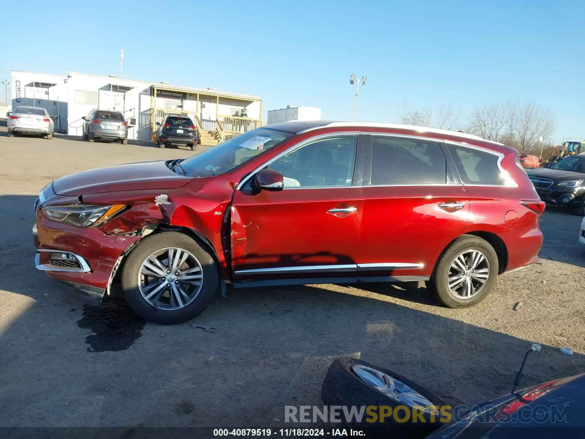 14 fotografías del automóvil dañado 5N1DL0MM0LC511566 INFINITI QX60 2020