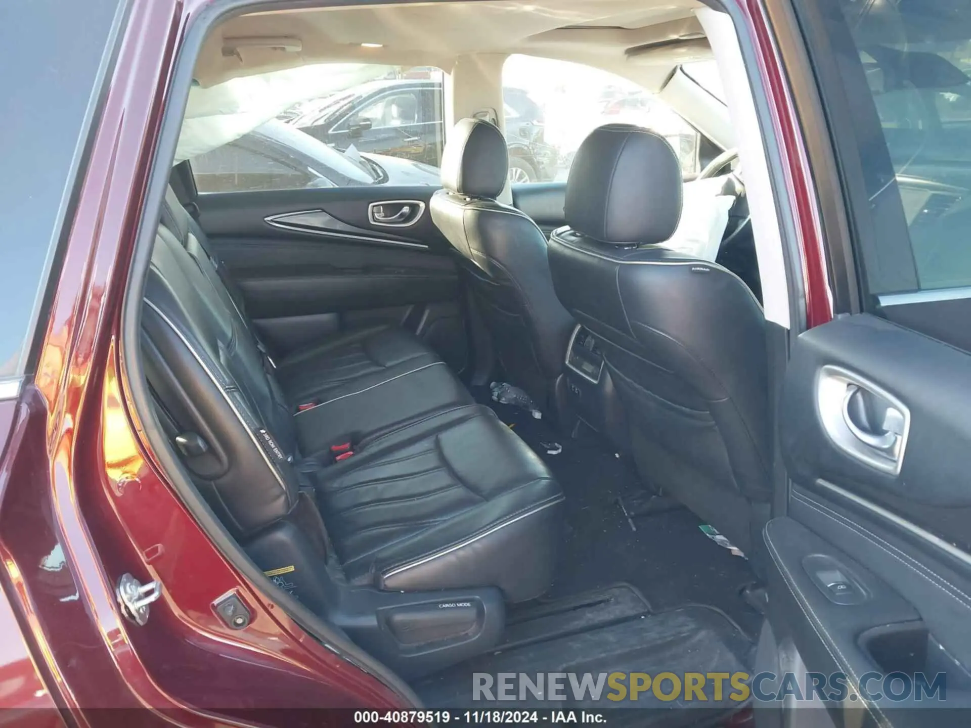 8 fotografías del automóvil dañado 5N1DL0MM0LC511566 INFINITI QX60 2020