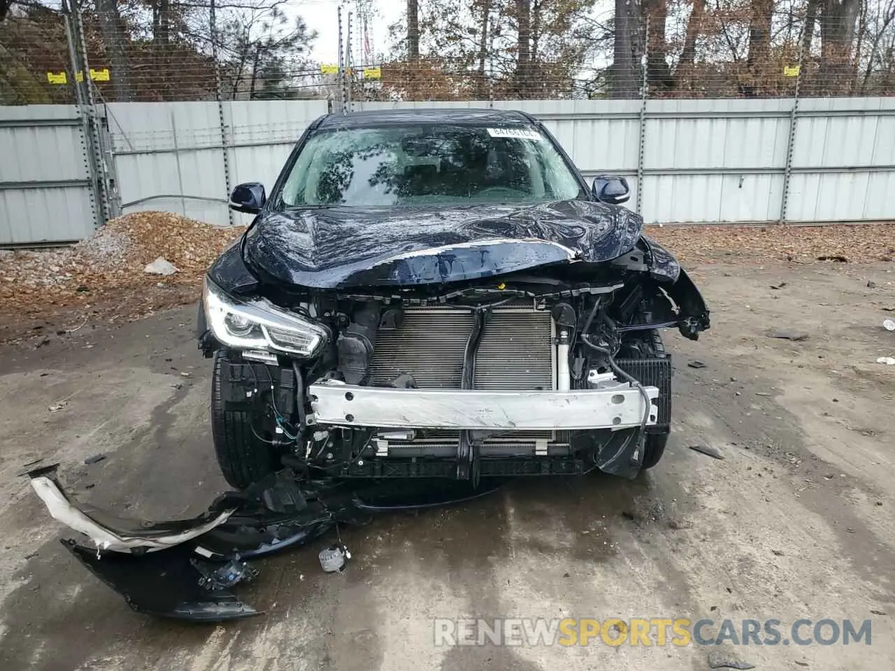 5 fotografías del automóvil dañado 5N1DL0MM0LC530263 INFINITI QX60 2020