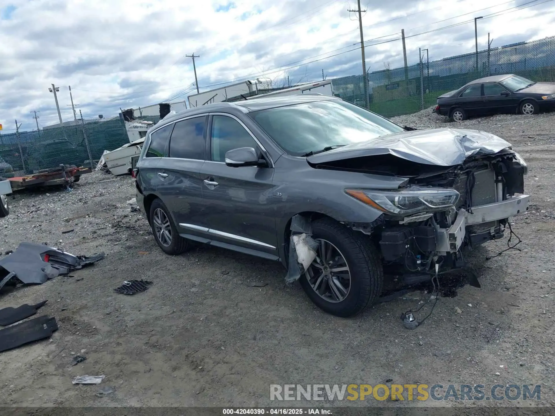 1 fotografías del automóvil dañado 5N1DL0MM1LC506649 INFINITI QX60 2020