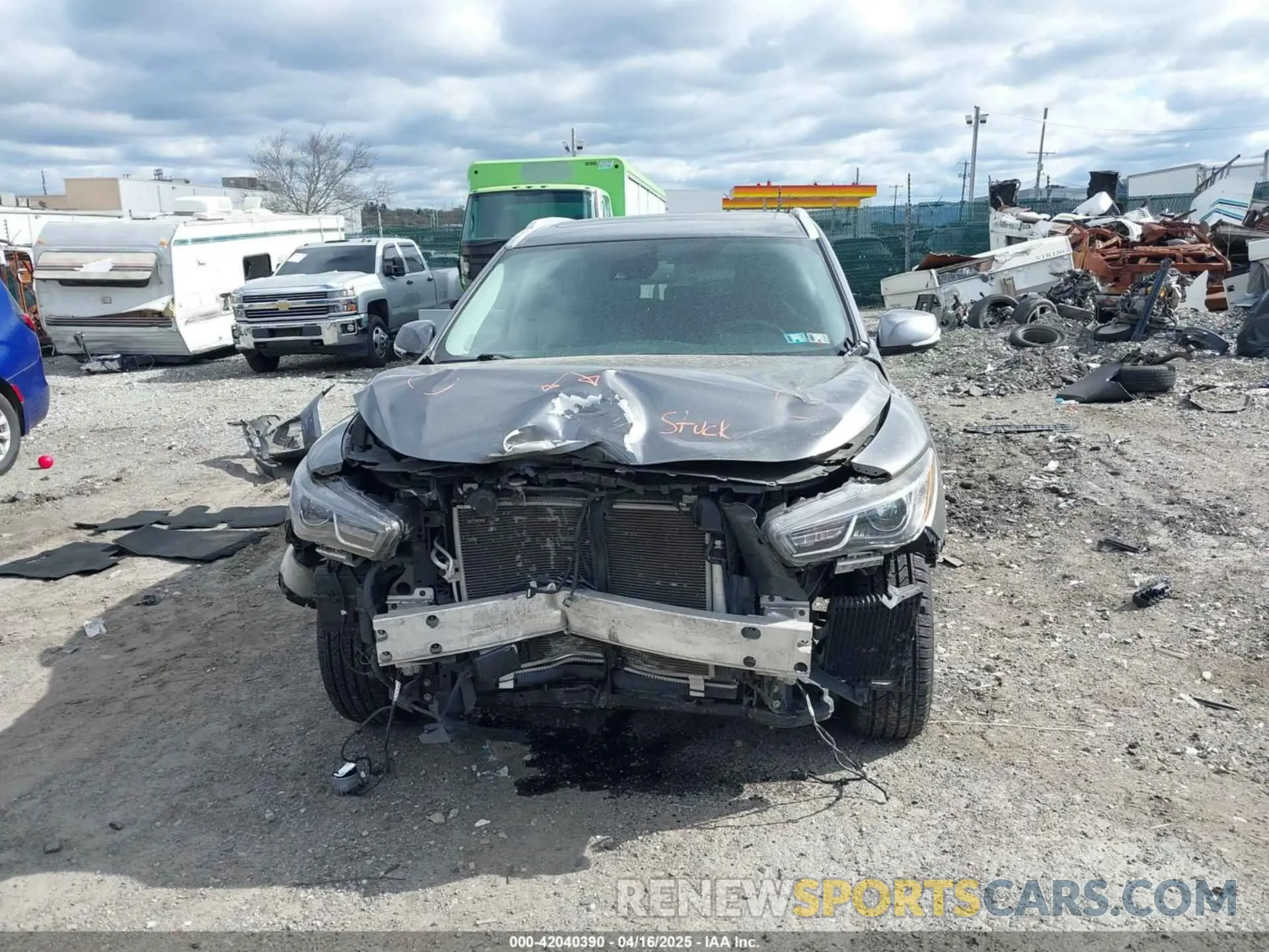 13 fotografías del automóvil dañado 5N1DL0MM1LC506649 INFINITI QX60 2020