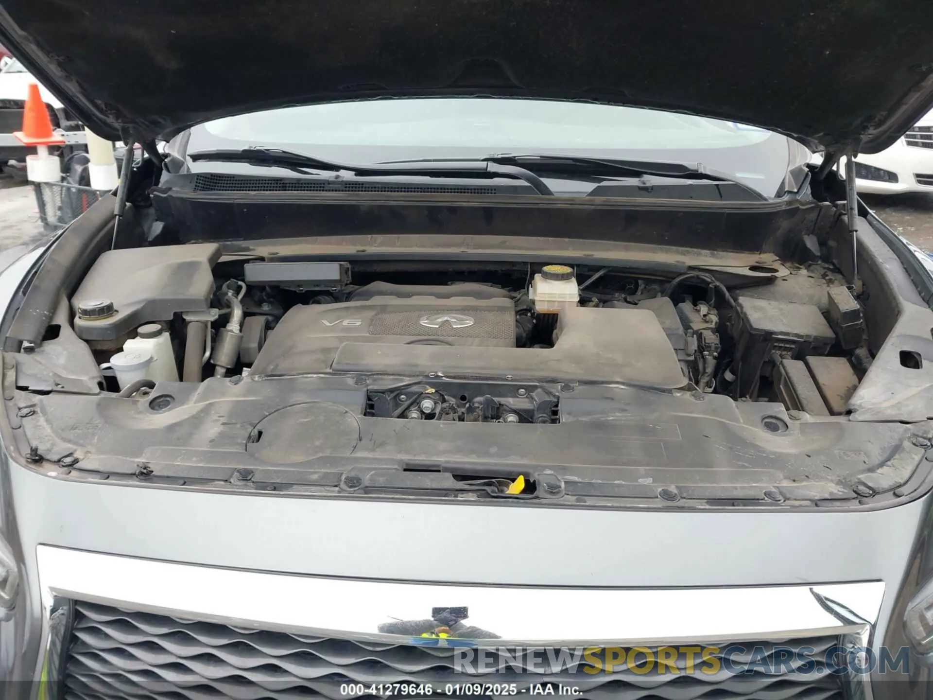 10 fotografías del automóvil dañado 5N1DL0MM1LC516971 INFINITI QX60 2020