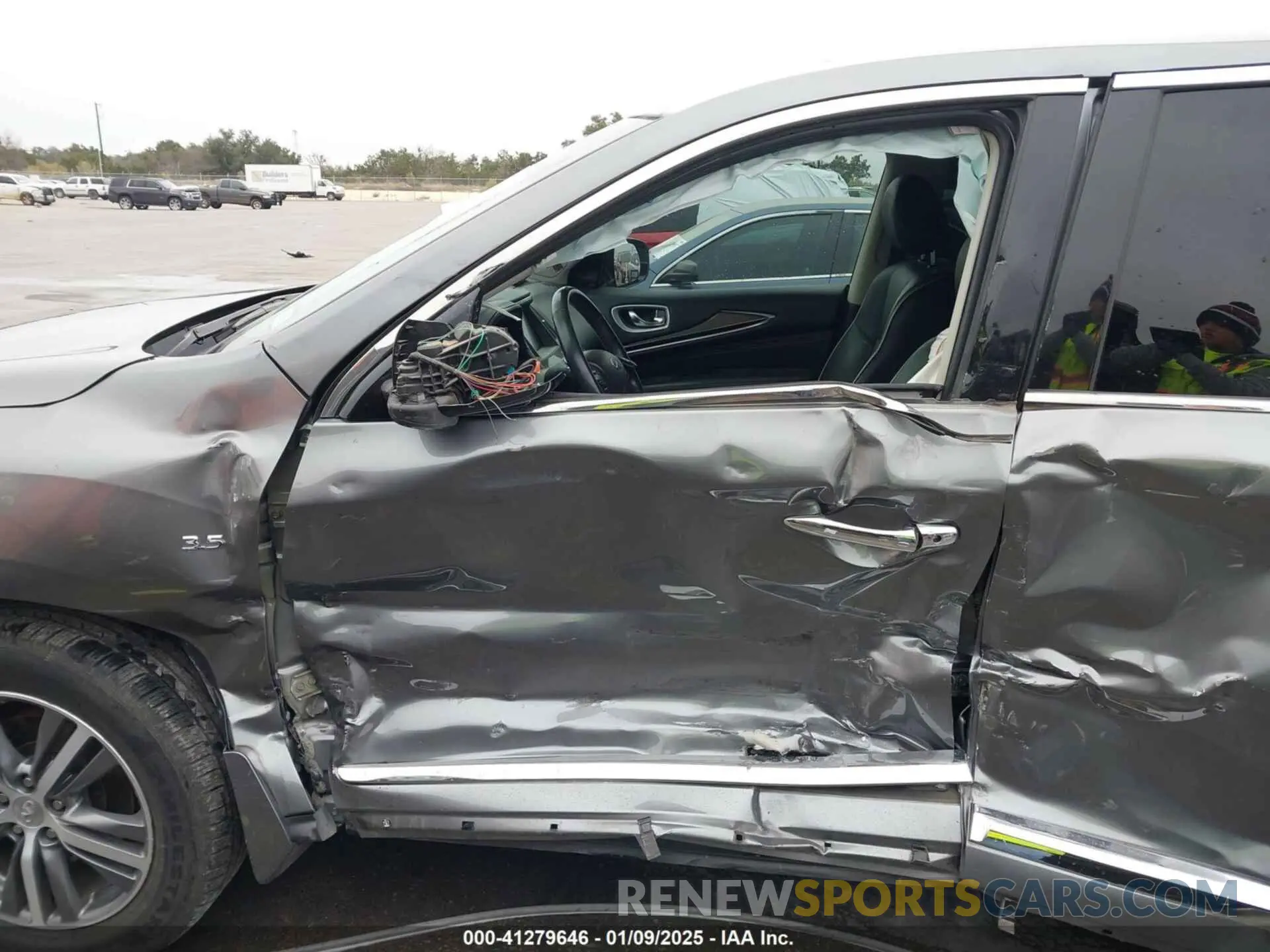 6 fotografías del automóvil dañado 5N1DL0MM1LC516971 INFINITI QX60 2020