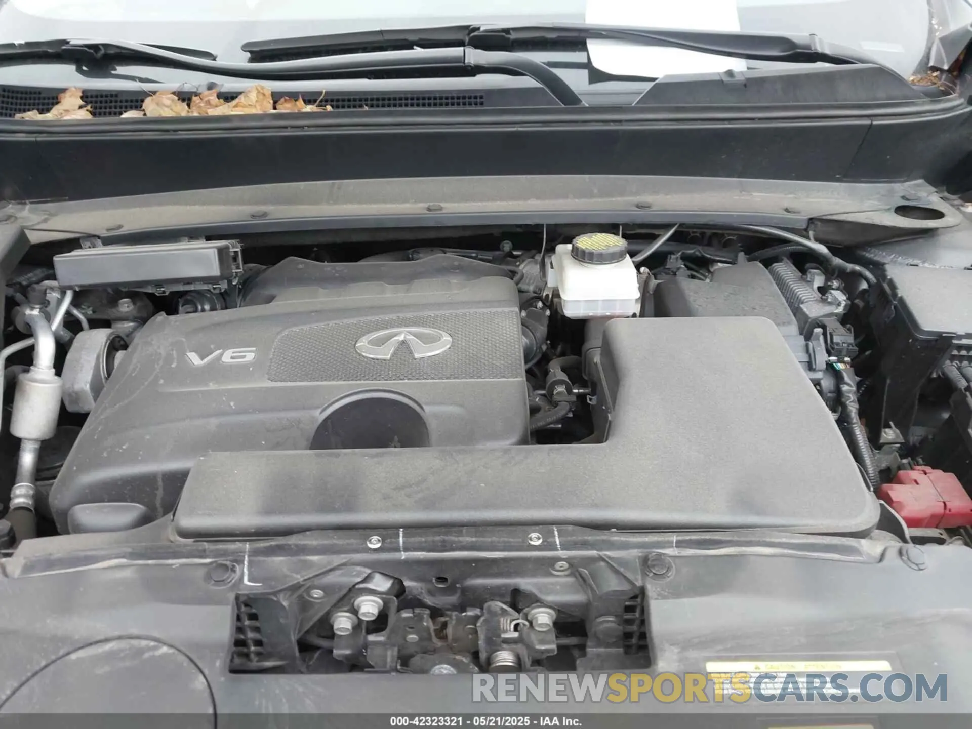 10 fotografías del automóvil dañado 5N1DL0MM1LC537478 INFINITI QX60 2020