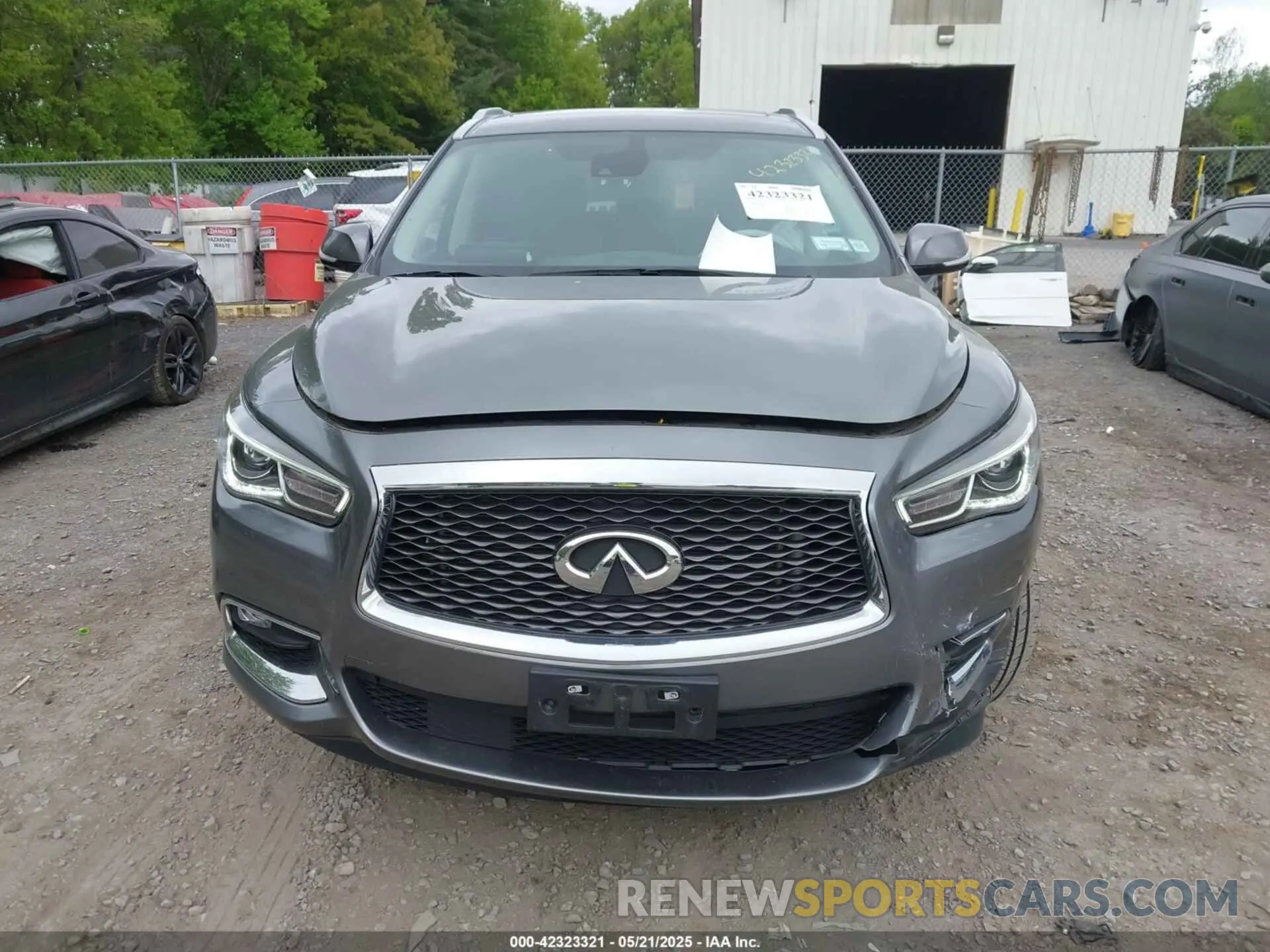 12 fotografías del automóvil dañado 5N1DL0MM1LC537478 INFINITI QX60 2020