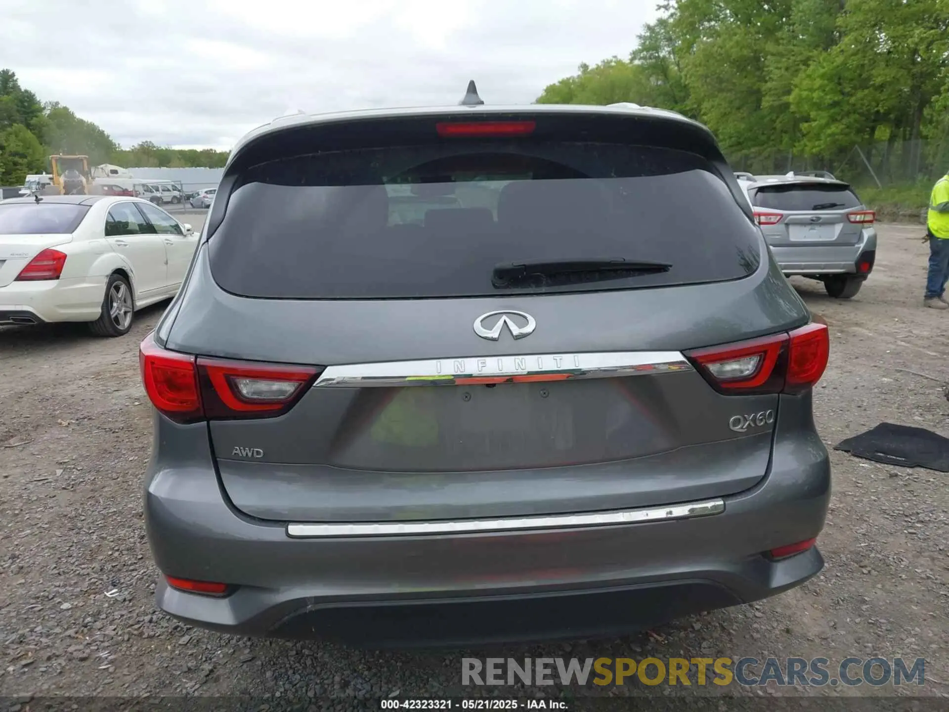 16 fotografías del automóvil dañado 5N1DL0MM1LC537478 INFINITI QX60 2020