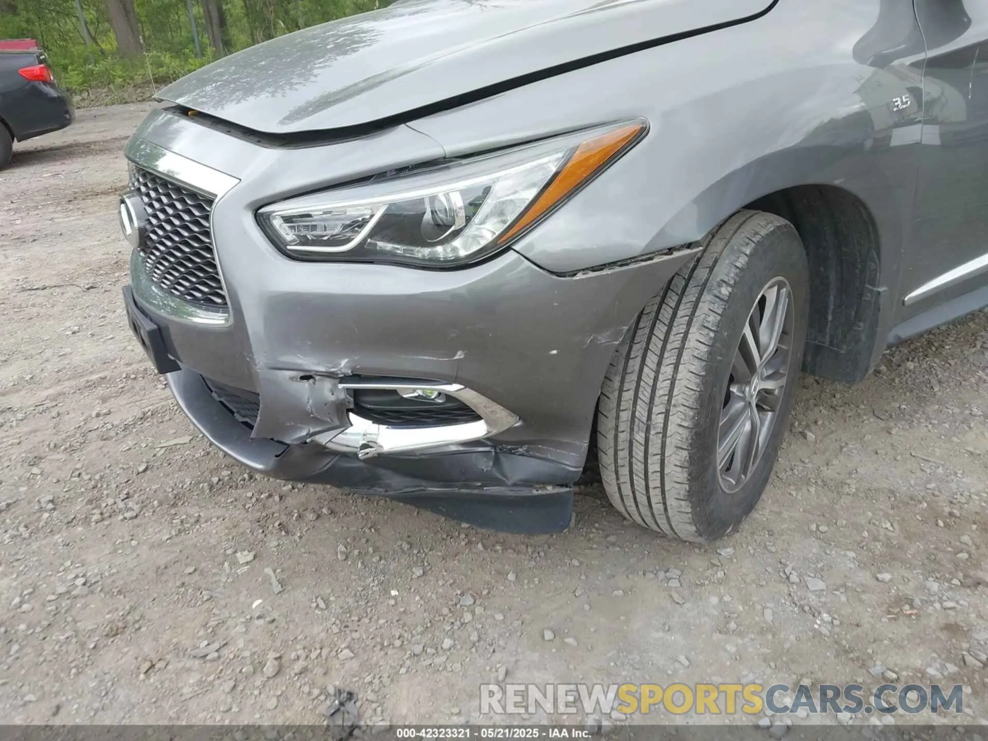 6 fotografías del automóvil dañado 5N1DL0MM1LC537478 INFINITI QX60 2020