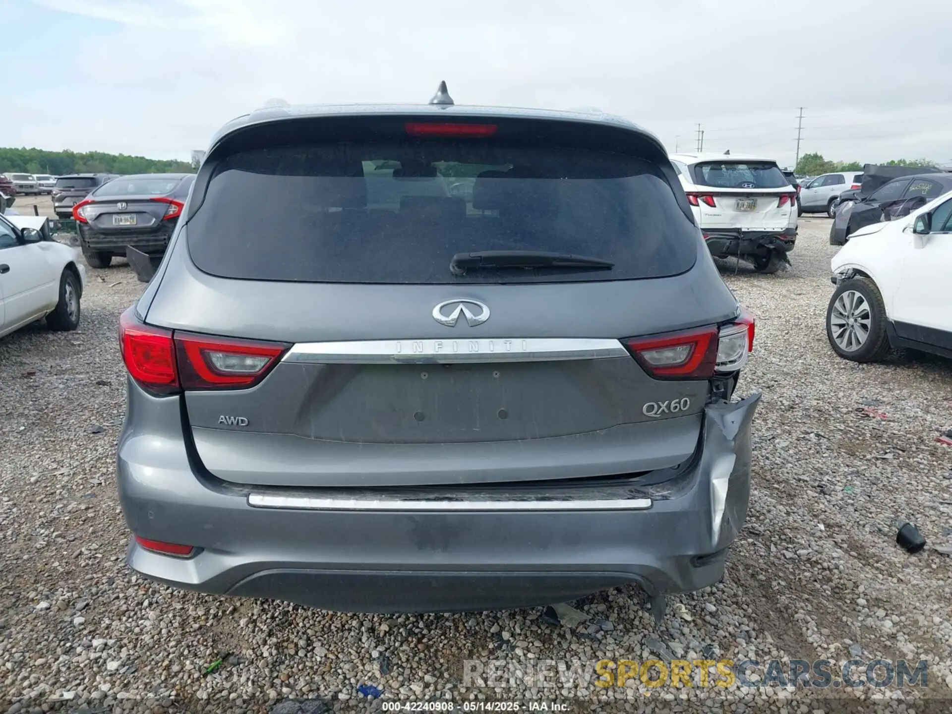 17 fotografías del automóvil dañado 5N1DL0MM2LC517417 INFINITI QX60 2020