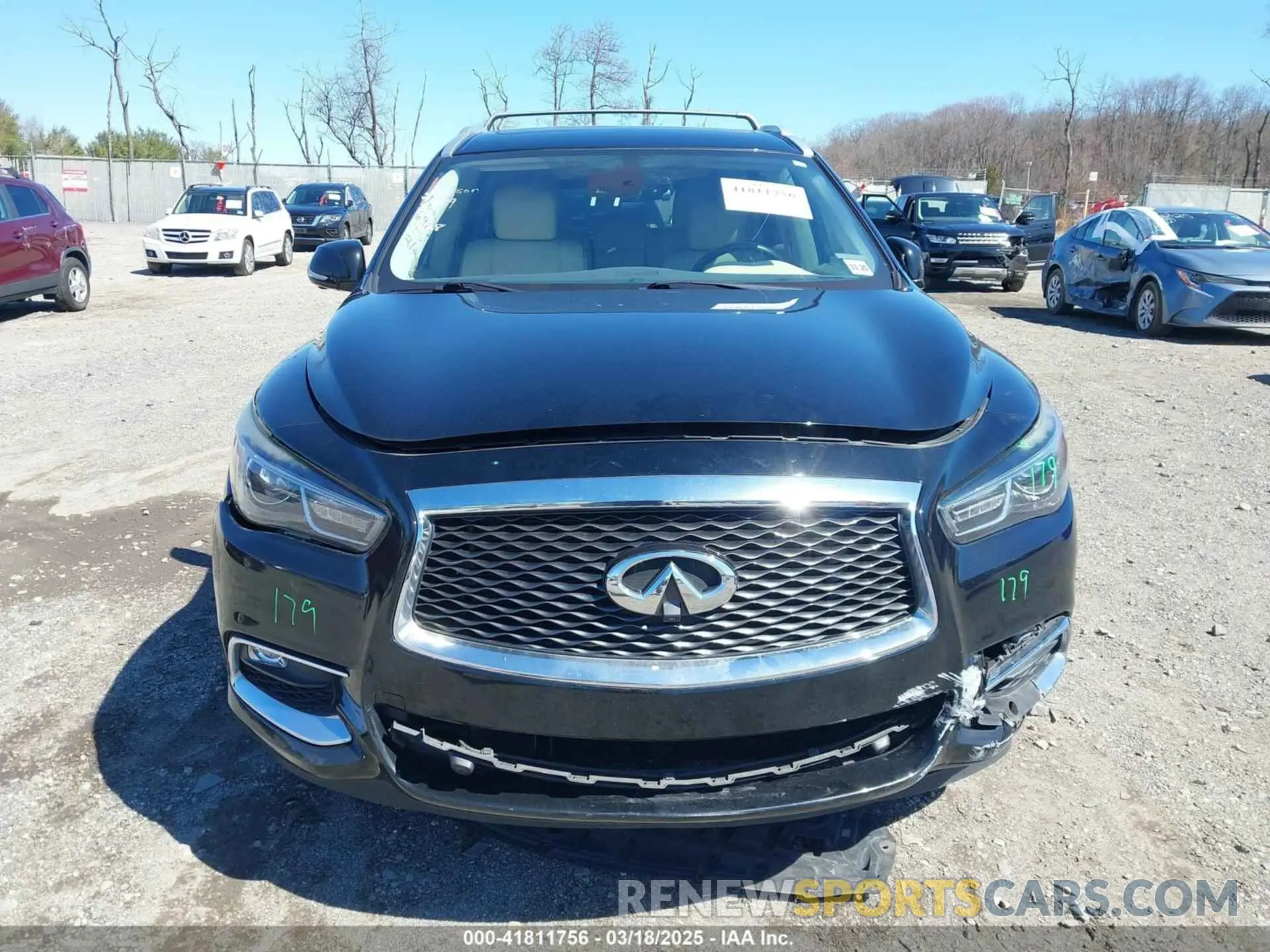 13 fotografías del automóvil dañado 5N1DL0MM3LC505986 INFINITI QX60 2020