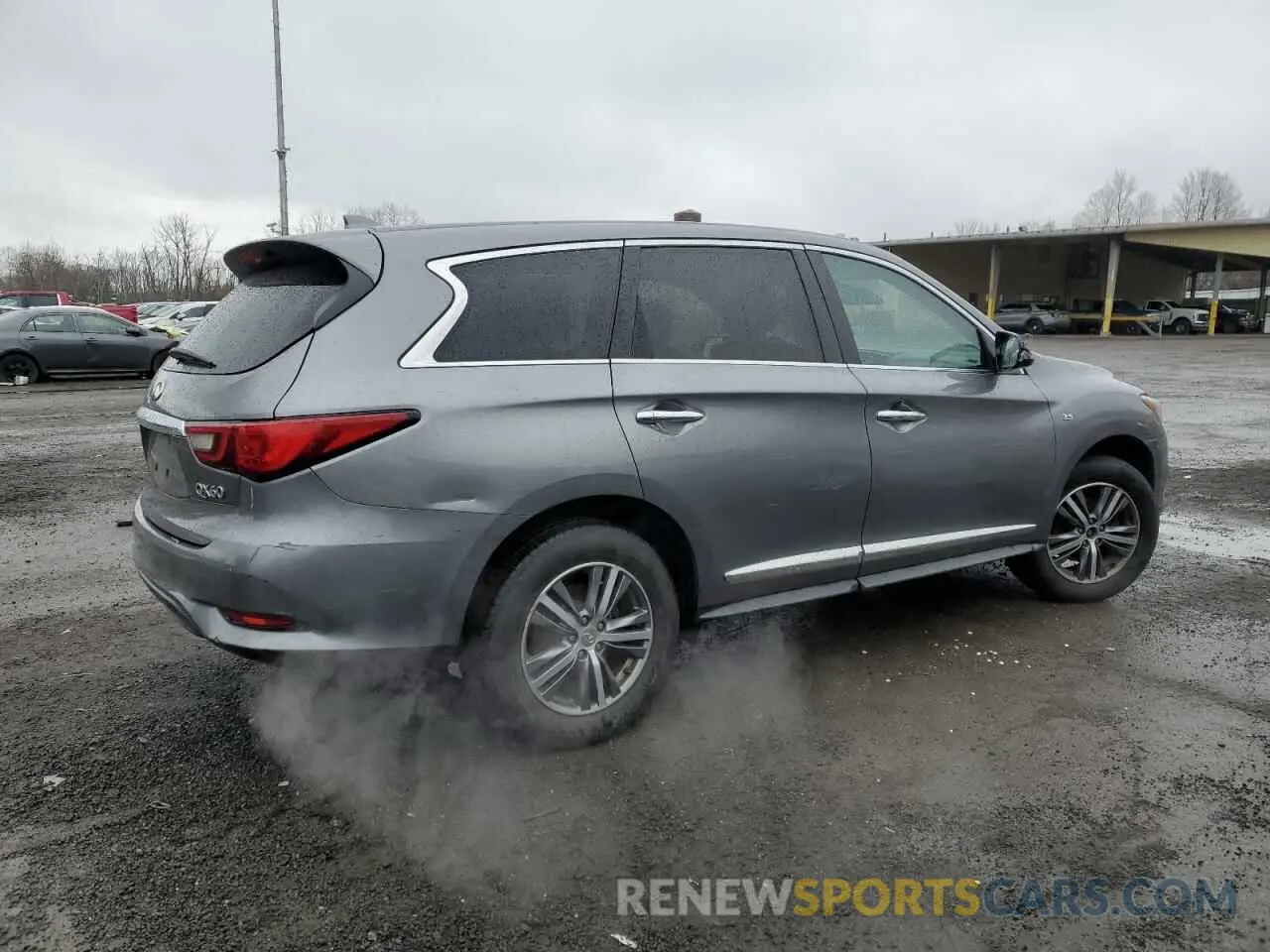 3 fotografías del automóvil dañado 5N1DL0MM3LC524781 INFINITI QX60 2020