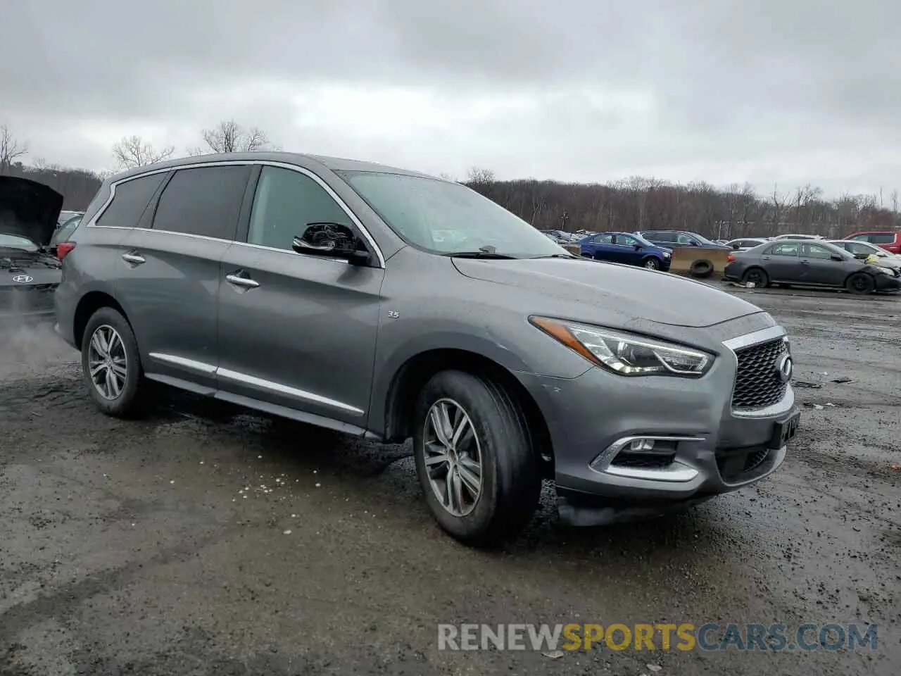 4 fotografías del automóvil dañado 5N1DL0MM3LC524781 INFINITI QX60 2020