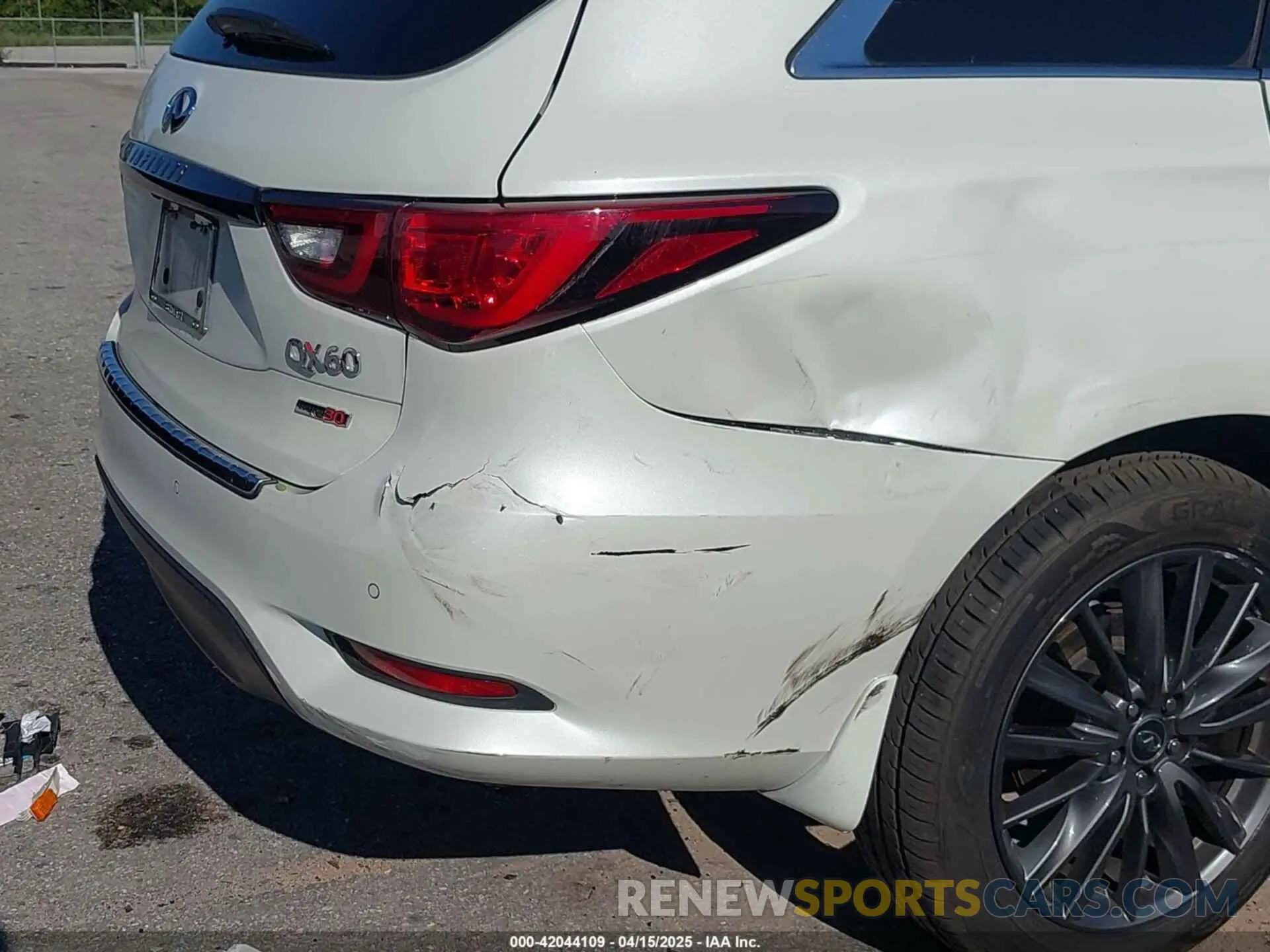 6 fotografías del automóvil dañado 5N1DL0MM3LC526479 INFINITI QX60 2020