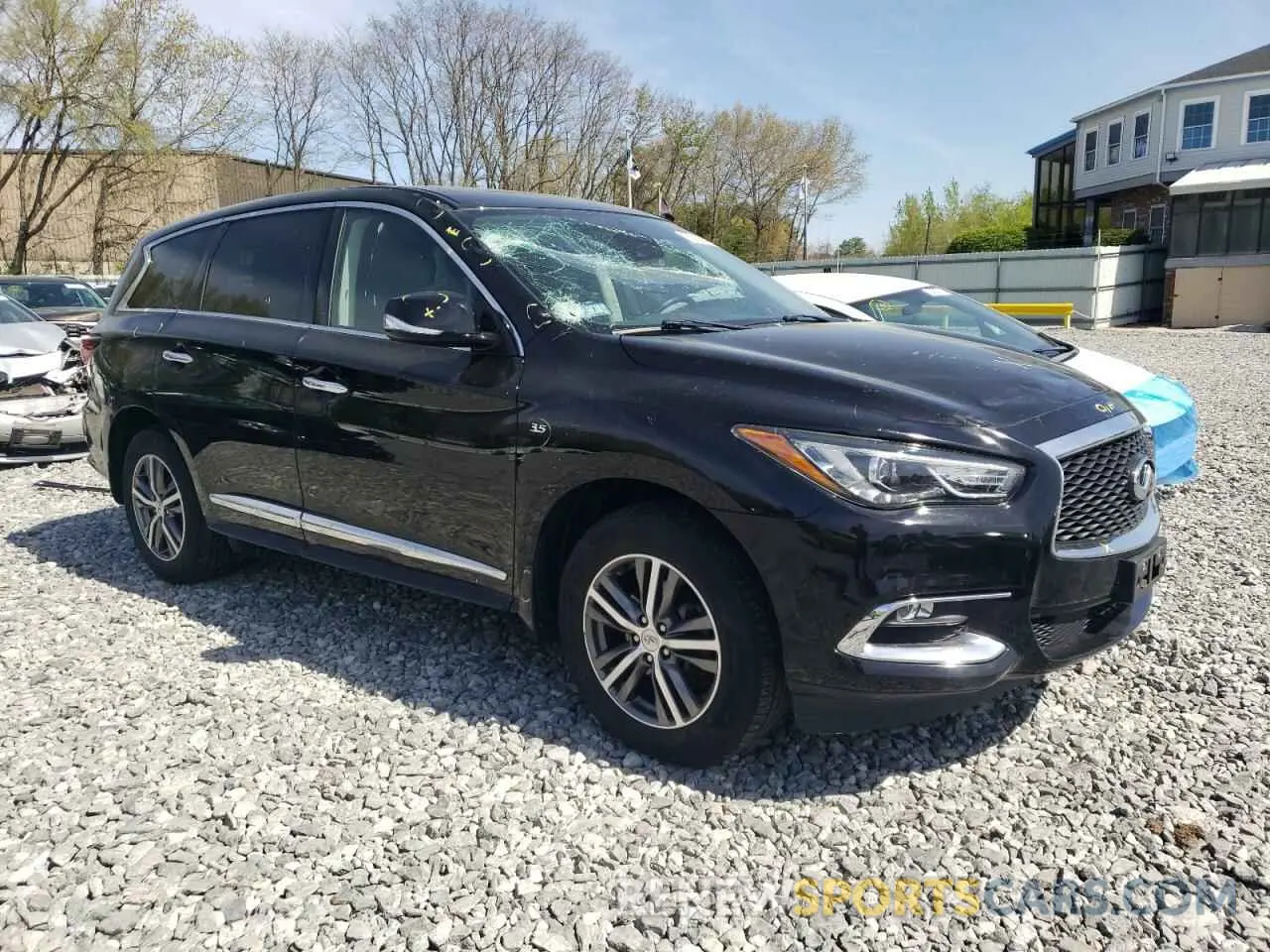 4 fotografías del automóvil dañado 5N1DL0MM4LC517578 INFINITI QX60 2020