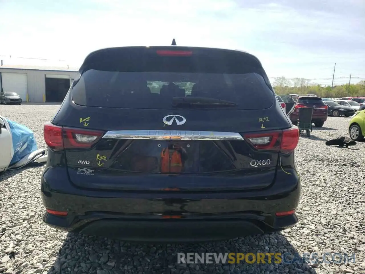 6 fotografías del automóvil dañado 5N1DL0MM4LC517578 INFINITI QX60 2020