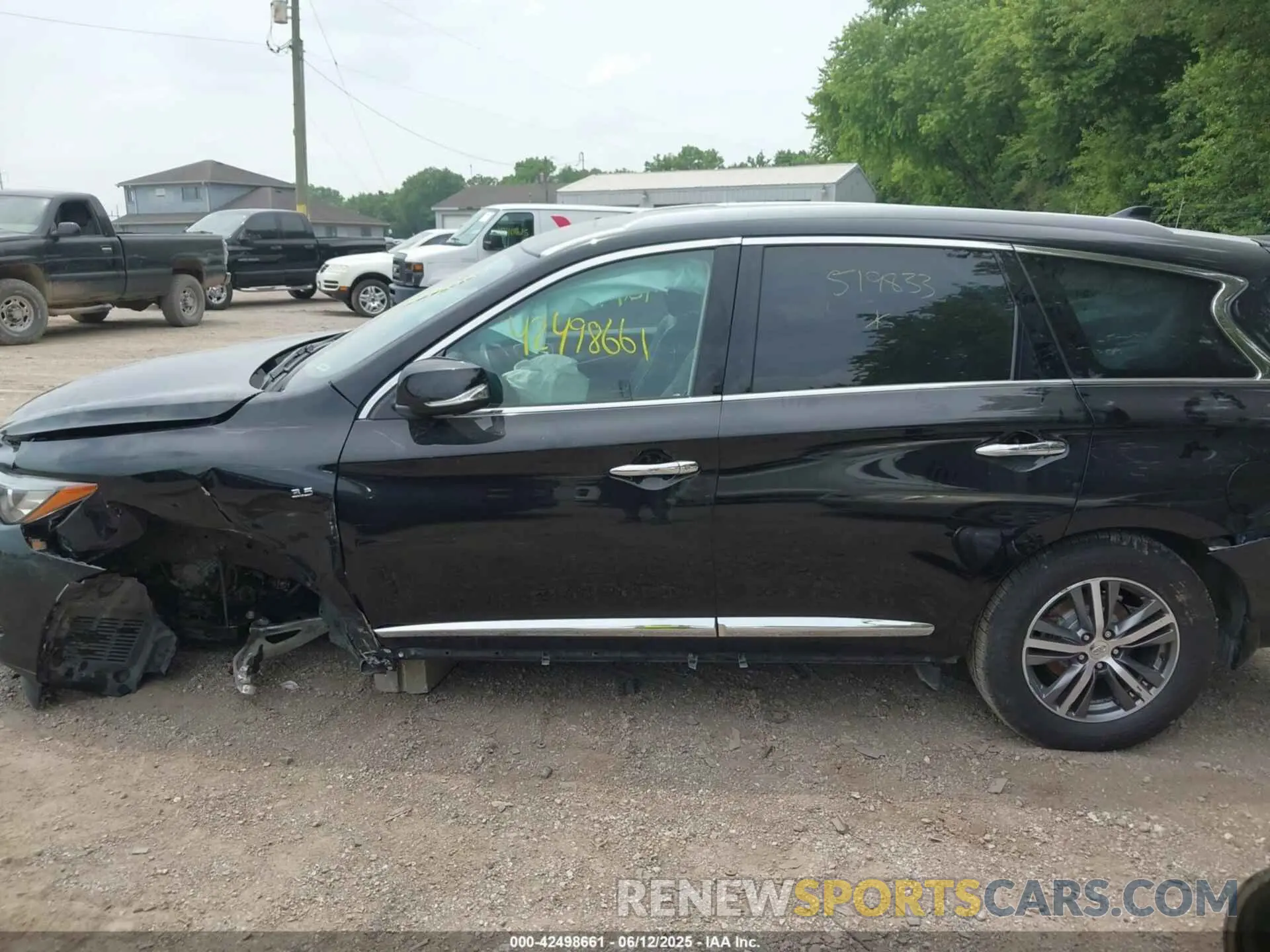 14 fotografías del automóvil dañado 5N1DL0MM4LC519833 INFINITI QX60 2020
