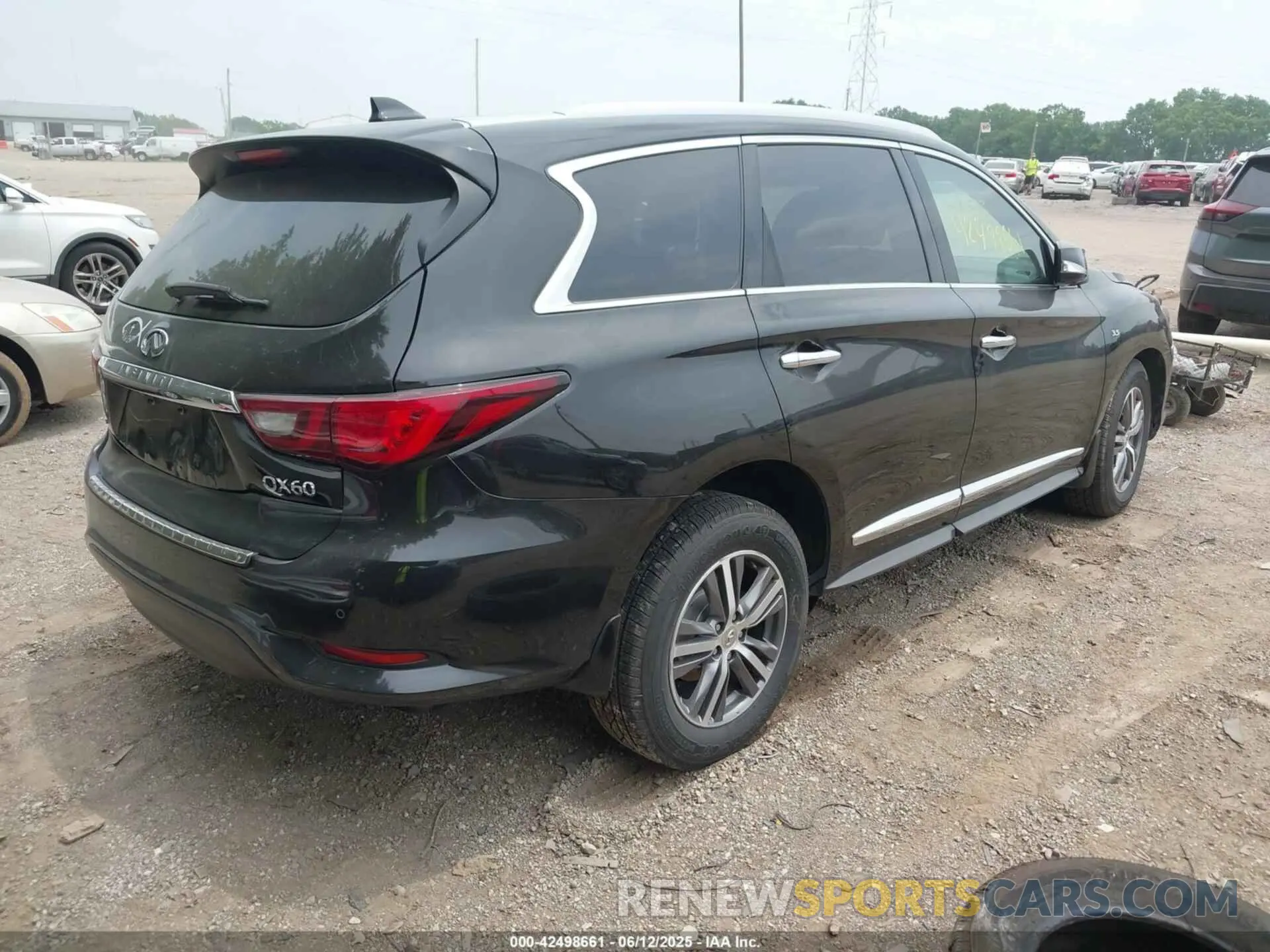 4 fotografías del automóvil dañado 5N1DL0MM4LC519833 INFINITI QX60 2020