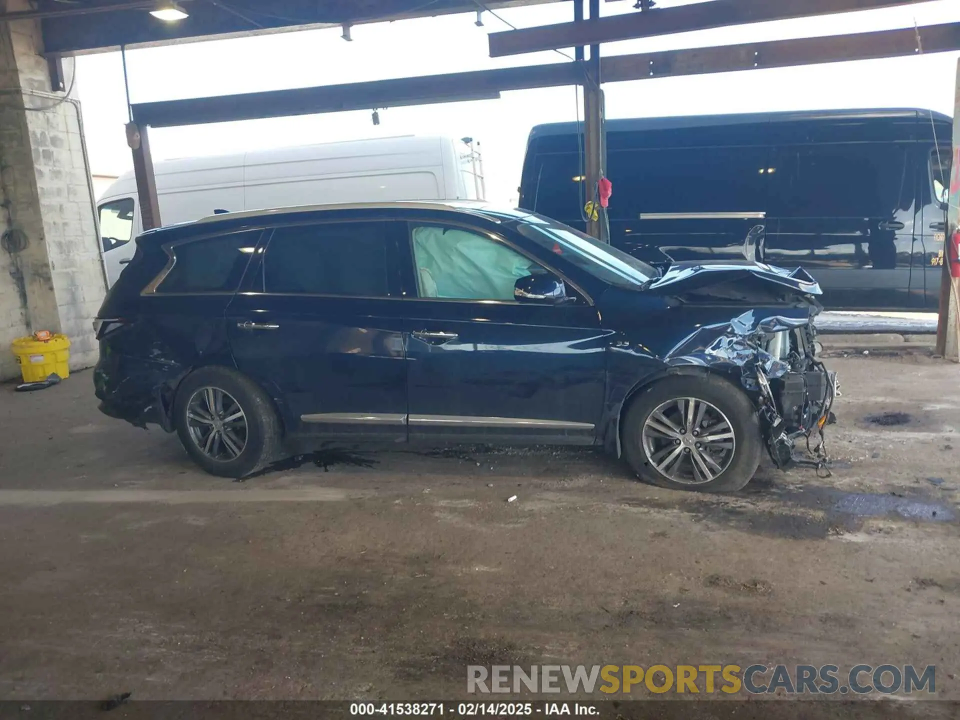 13 fotografías del automóvil dañado 5N1DL0MM5LC513491 INFINITI QX60 2020