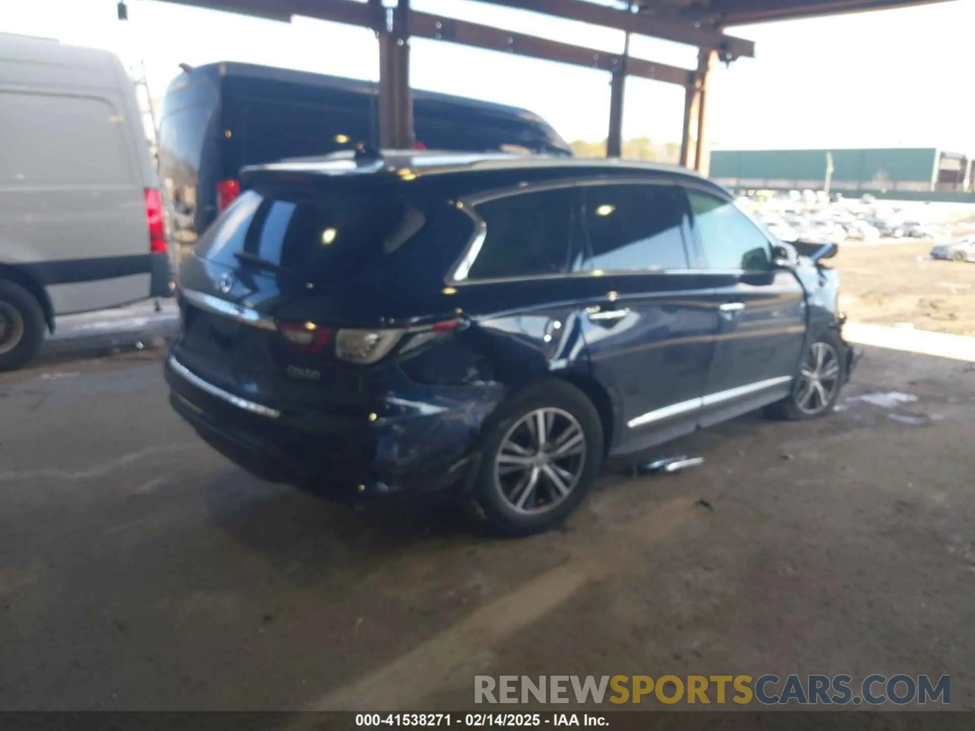 4 fotografías del automóvil dañado 5N1DL0MM5LC513491 INFINITI QX60 2020