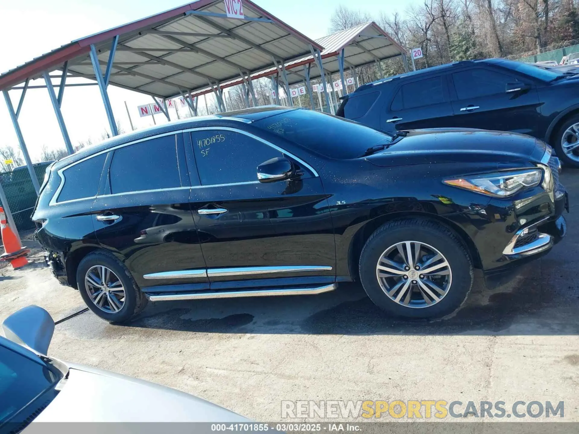 14 fotografías del automóvil dañado 5N1DL0MM5LC513698 INFINITI QX60 2020