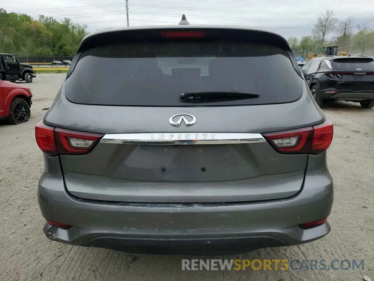 6 fotografías del automóvil dañado 5N1DL0MM5LC517766 INFINITI QX60 2020