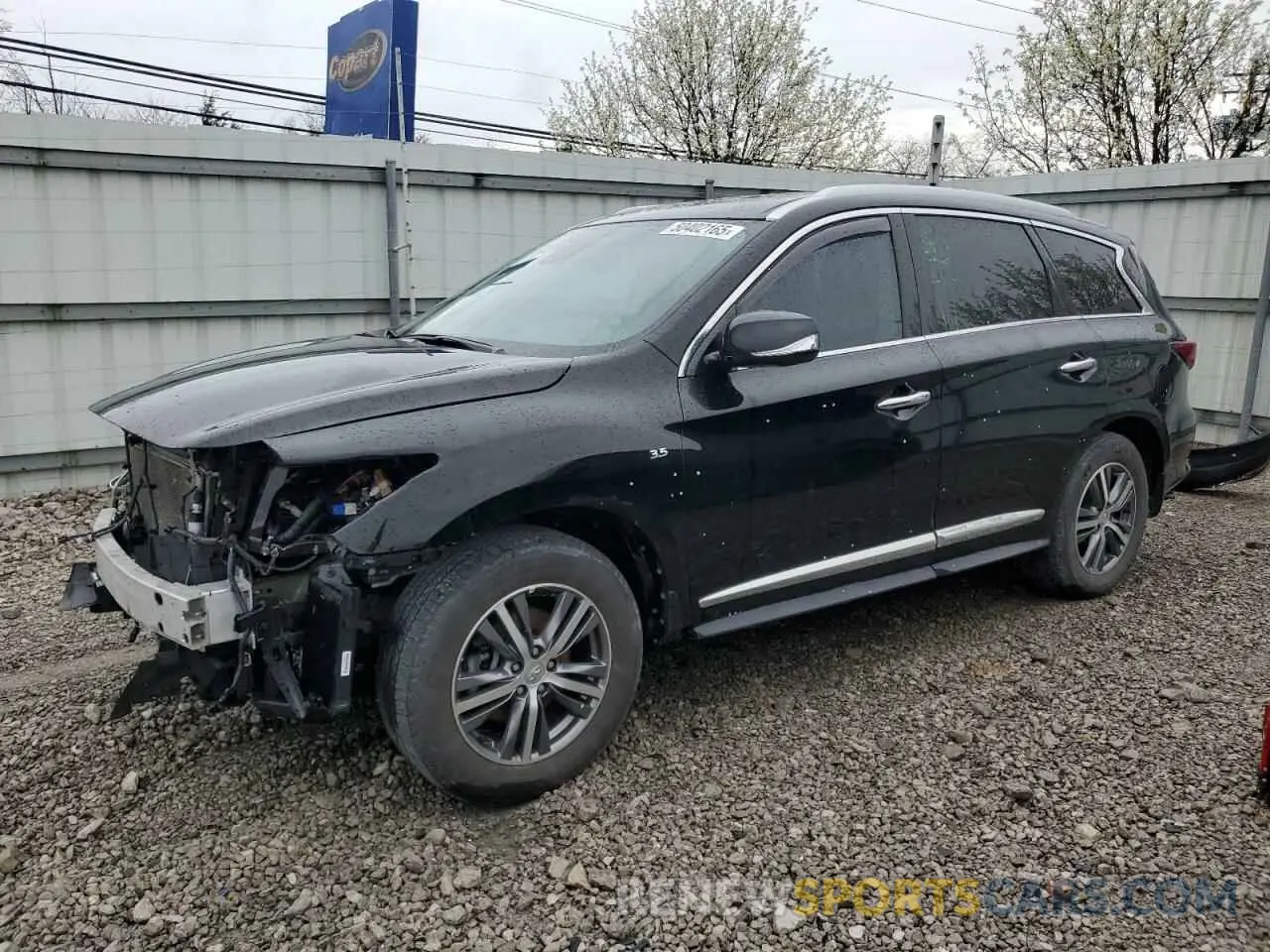 1 fotografías del automóvil dañado 5N1DL0MM6LC517551 INFINITI QX60 2020