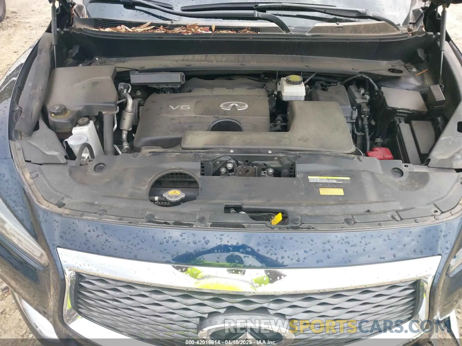 10 fotografías del automóvil dañado 5N1DL0MM6LC528615 INFINITI QX60 2020