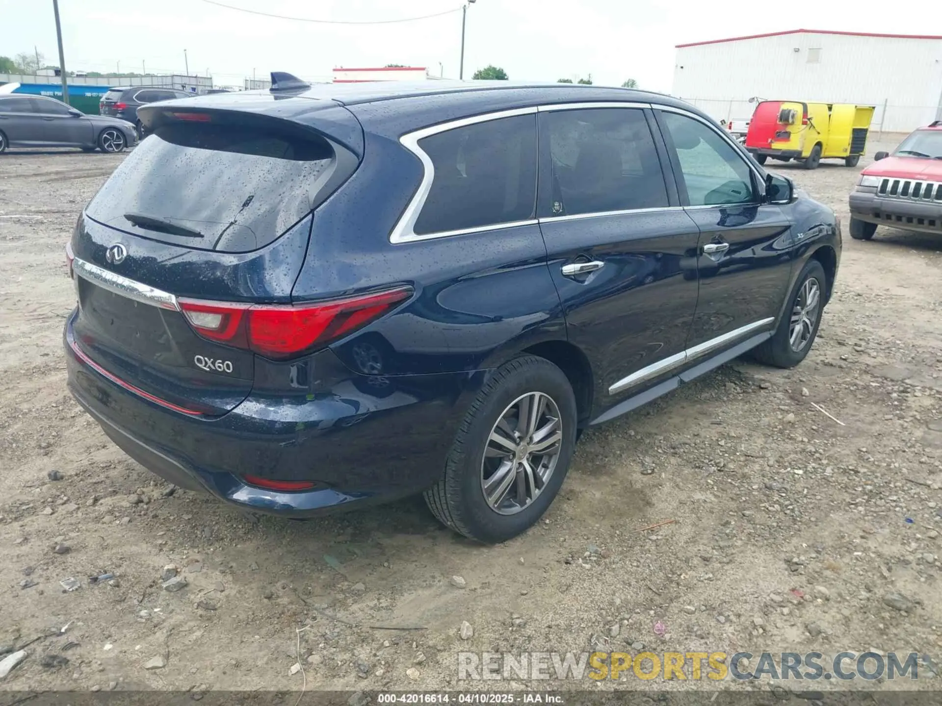4 fotografías del automóvil dañado 5N1DL0MM6LC528615 INFINITI QX60 2020
