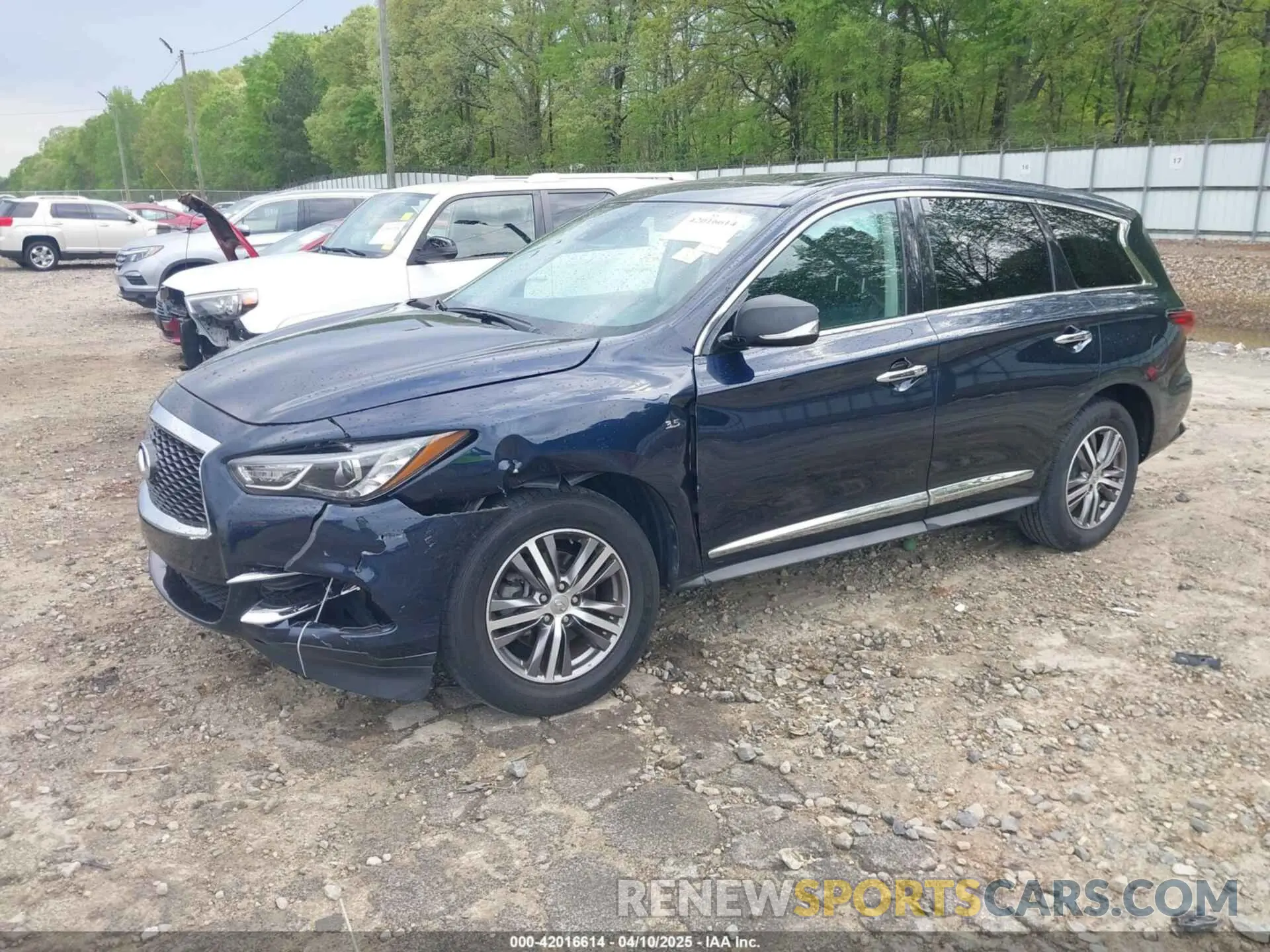 6 fotografías del automóvil dañado 5N1DL0MM6LC528615 INFINITI QX60 2020