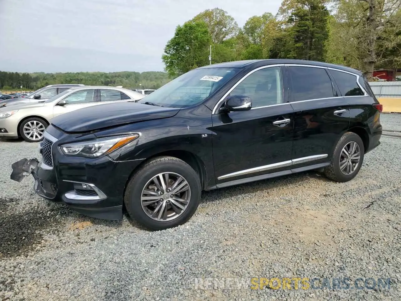 1 fotografías del automóvil dañado 5N1DL0MM8LC521231 INFINITI QX60 2020