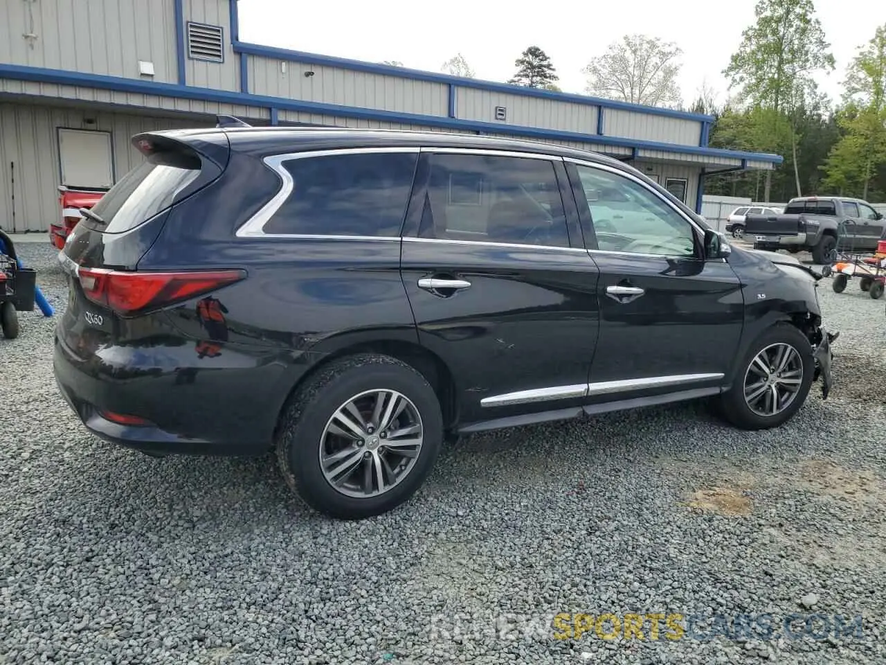 3 fotografías del automóvil dañado 5N1DL0MM8LC521231 INFINITI QX60 2020