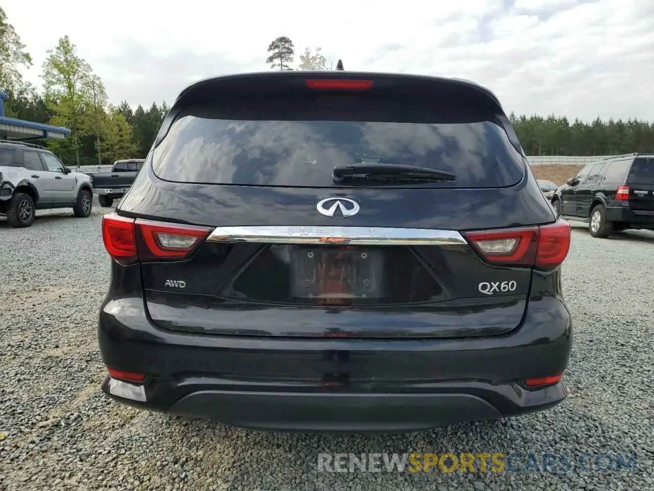 6 fotografías del automóvil dañado 5N1DL0MM8LC521231 INFINITI QX60 2020