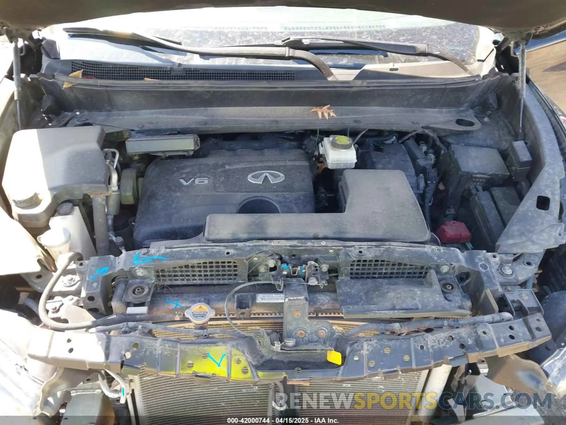 10 fotografías del automóvil dañado 5N1DL0MM9LC502865 INFINITI QX60 2020