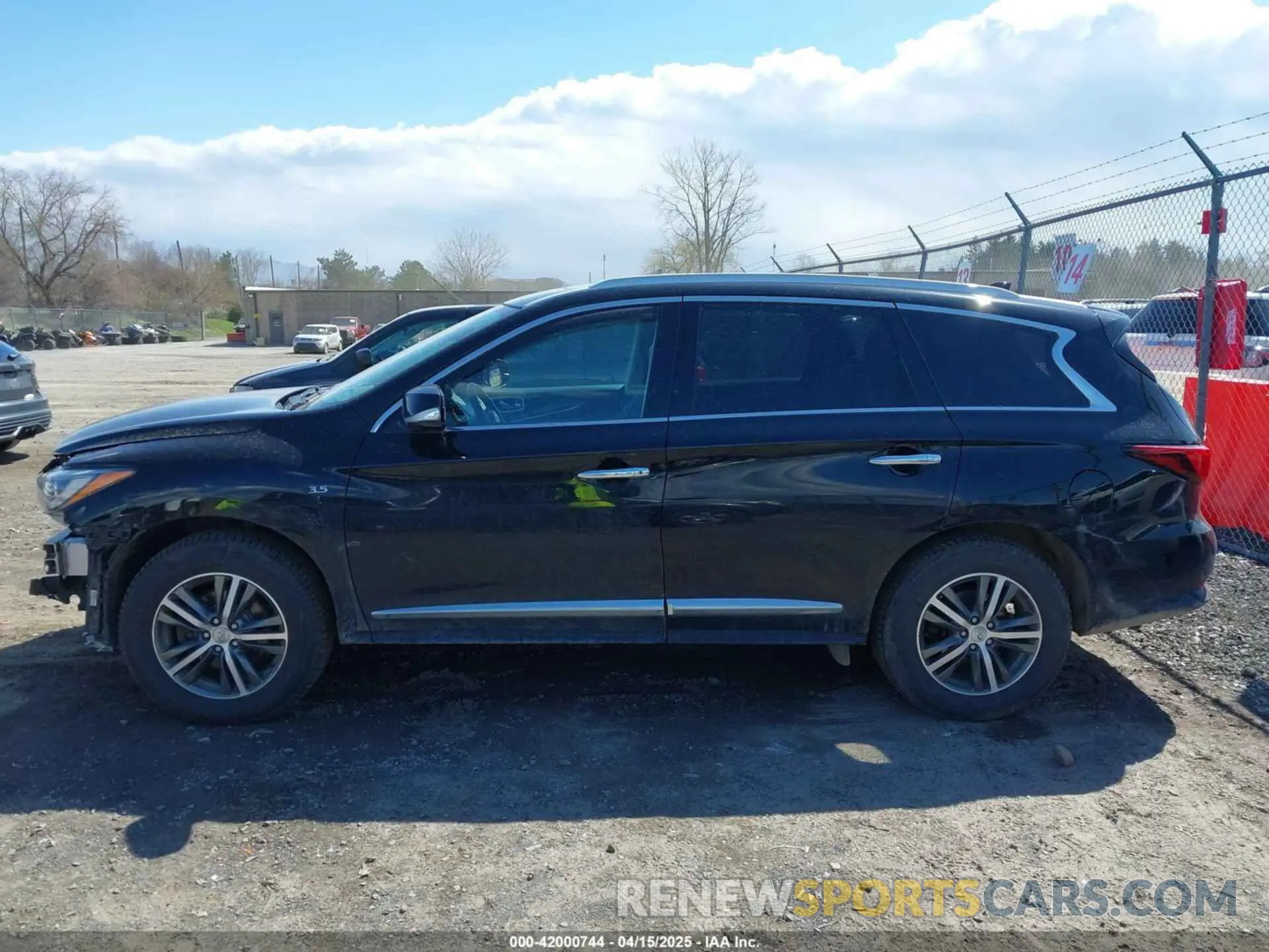 15 fotografías del automóvil dañado 5N1DL0MM9LC502865 INFINITI QX60 2020
