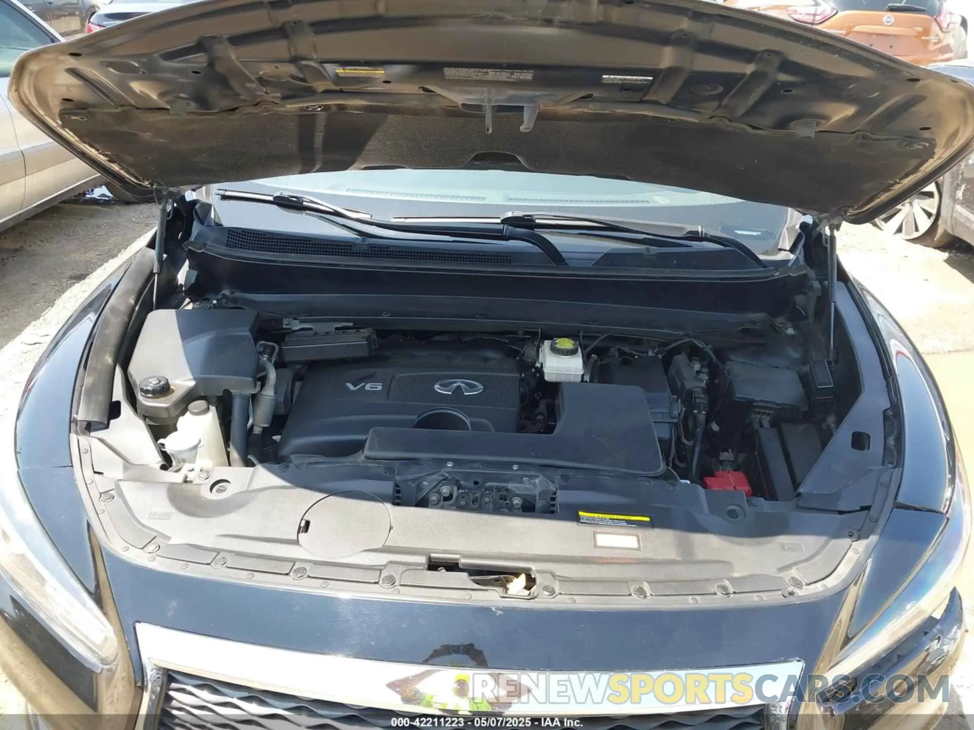 10 fotografías del automóvil dañado 5N1DL0MM9LC516314 INFINITI QX60 2020
