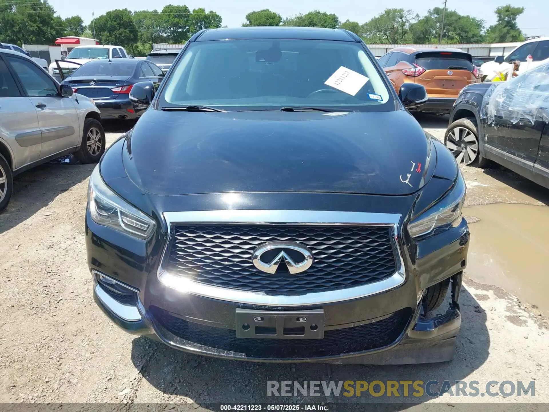 12 fotografías del automóvil dañado 5N1DL0MM9LC516314 INFINITI QX60 2020